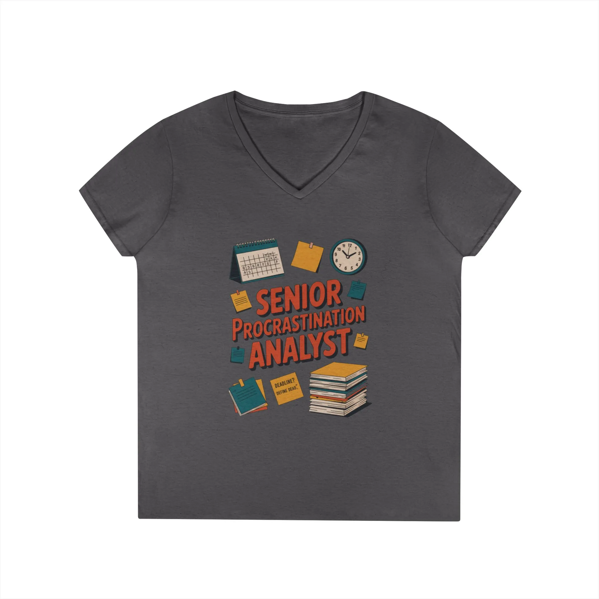 Senior Procrastination Analyst T-Shirt, Fun Gift for Students, Teachers, Graduates, Back to School, Relaxed Vibes, Office Humor Apparel - Image 25