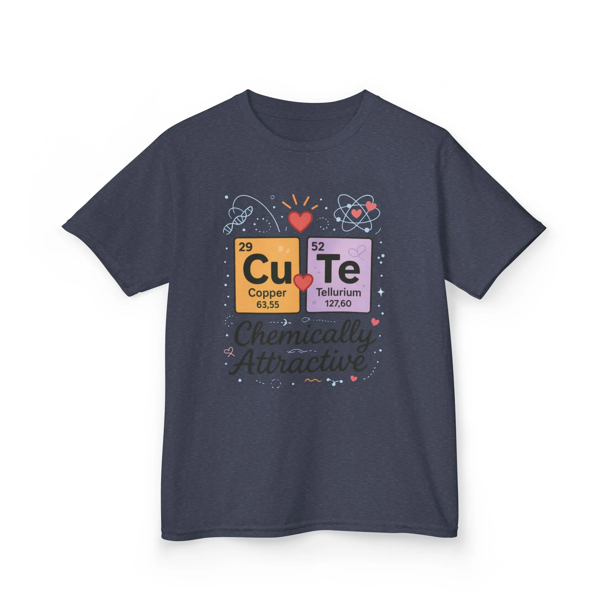 Cute Science Kids TeeT-Shirt, Periodic Table Tee, Funny Nerdy Gift for Young Girl, Cute Chemistry Young Girl T-Shirt, Classroom Wear - Image 15