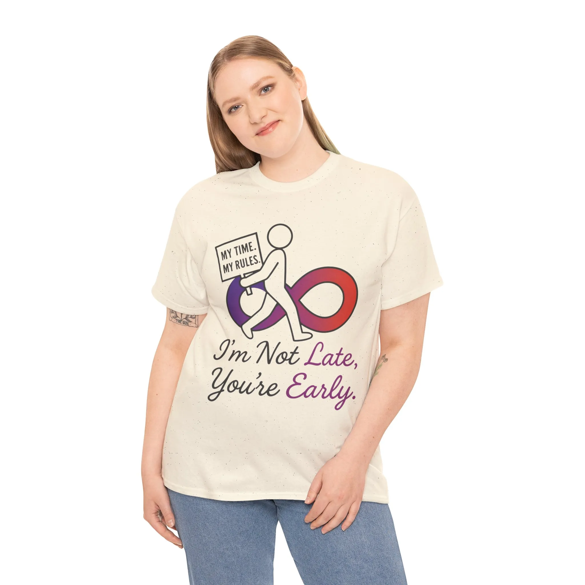 My Time My Rules Women's Heavy Cotton Tee, Funny T-Shirt, Casual Wear, women empowerment tee, confident woman shirt, self love t shirt - Image 12