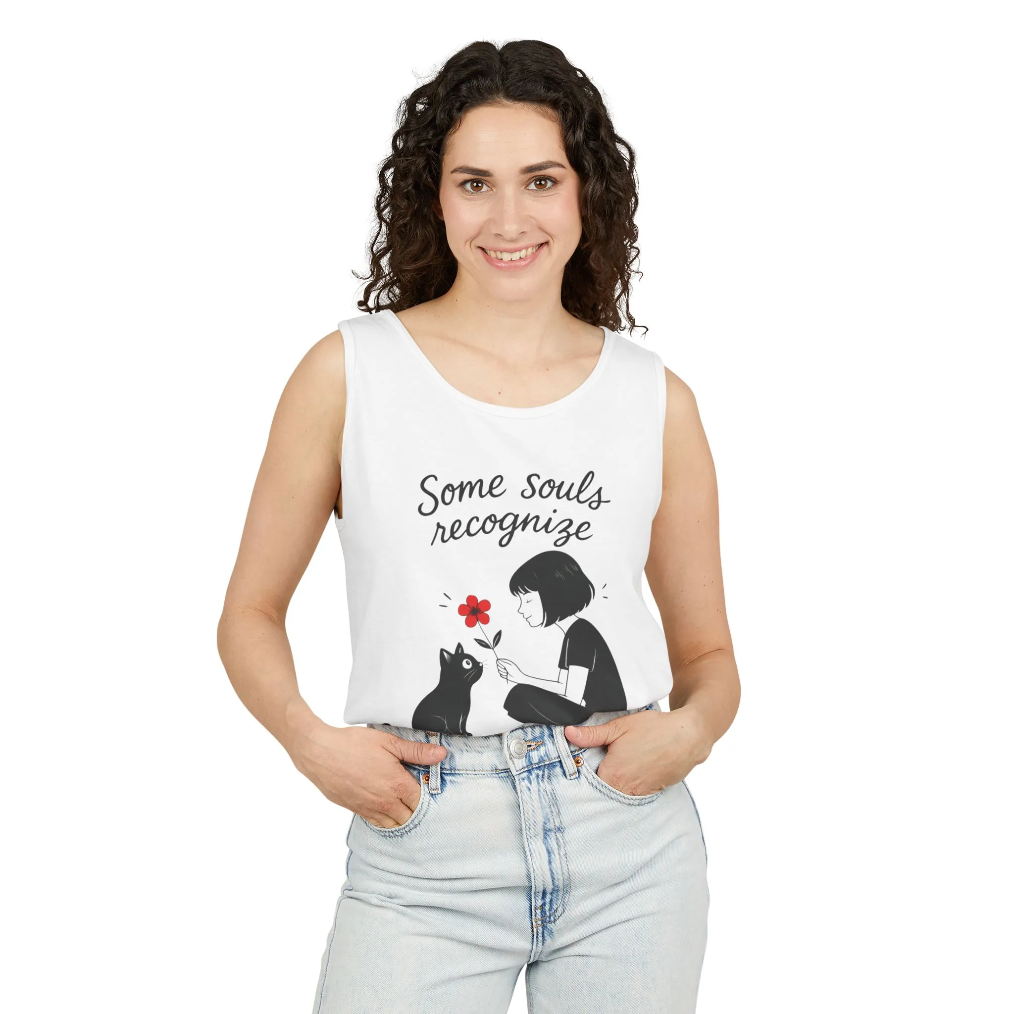Cat Lover's Womens Tank Top, Perfect for Pet Lovers, Gift for Birthdays, Relaxation Wear, Cute Cat Lovers Womens Tee, - Image 5