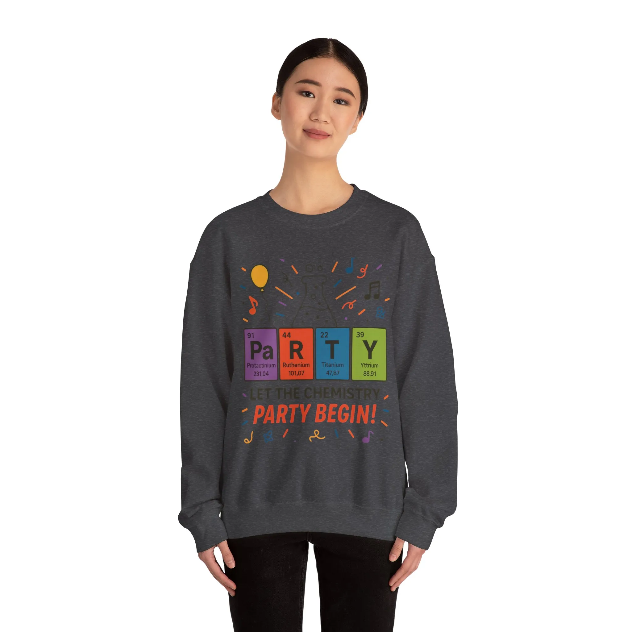 Party Chemistry Crewneck Sweatshirt, Chemistry Sweatshirt, Science Gift, Cute Crew Neck, Birthday Sweatshirt, Unisex Pullover - Image 18