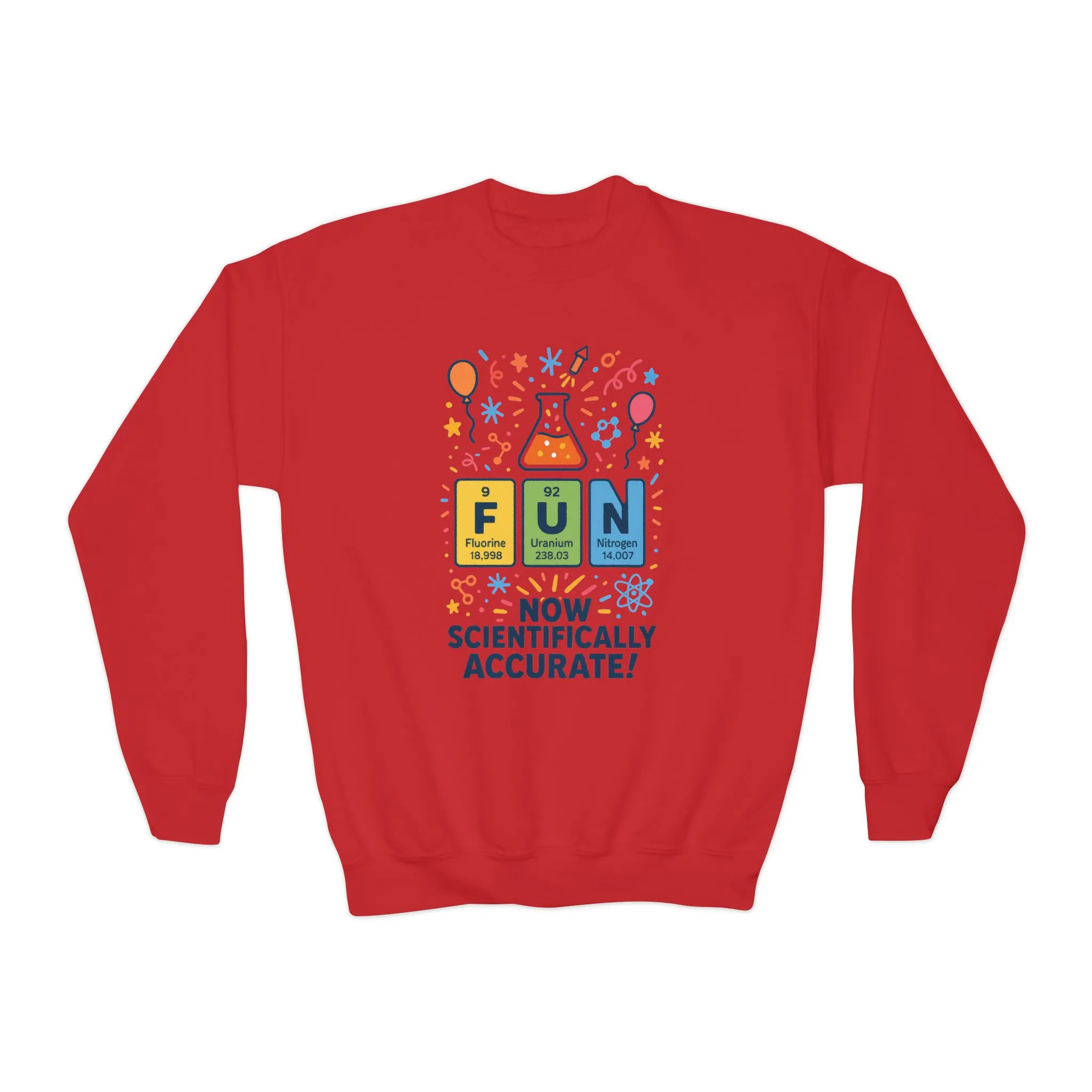 Youth Science Fun Sweatshirt, Perfect for STEM Lovers, Birthday Gift, Cozy Classroom Wear, Youth Crewneck - Image 15