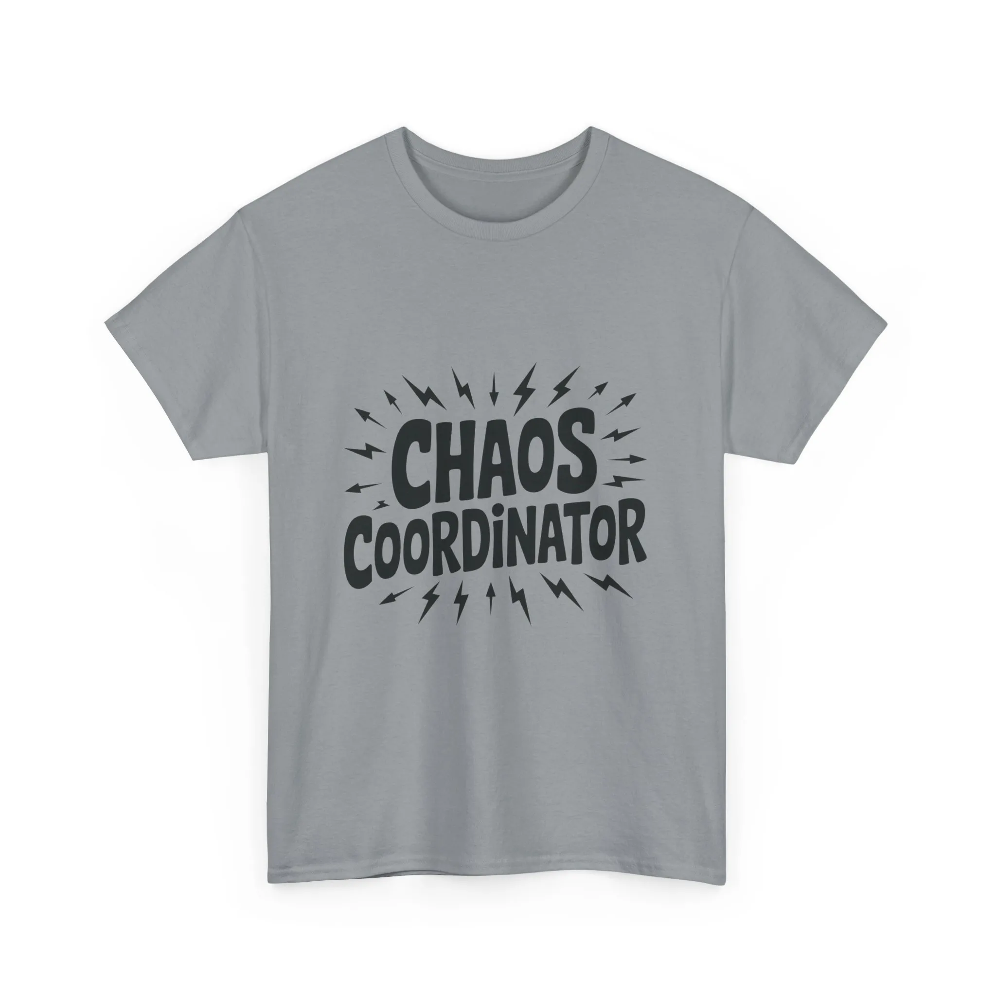 Chaos Coordinator Heavy Cotton Men's Tee, Fun T-Shirt, Gift for Organizers, Humor Tee, Men's Casual Wear - Image 2