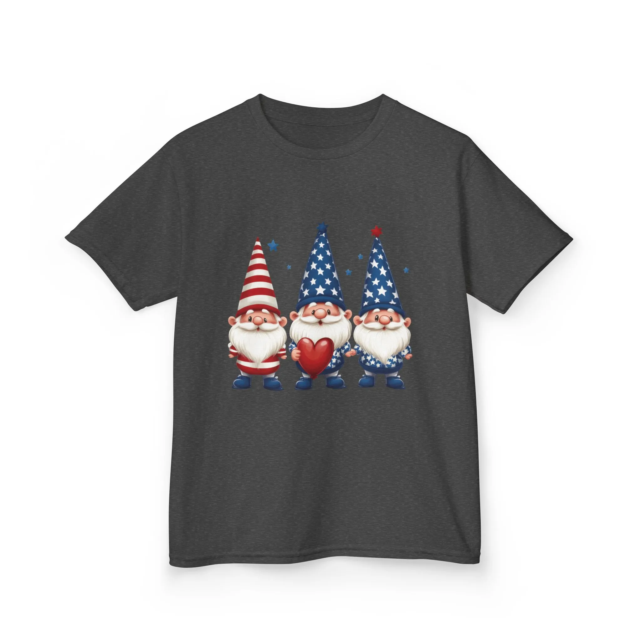 Patriotic Gnome Kids Tee, Cute 4th of July Shirt, Adorable Summer Outfit, Kids Casual Wear, Independence Day Gift - Image 9