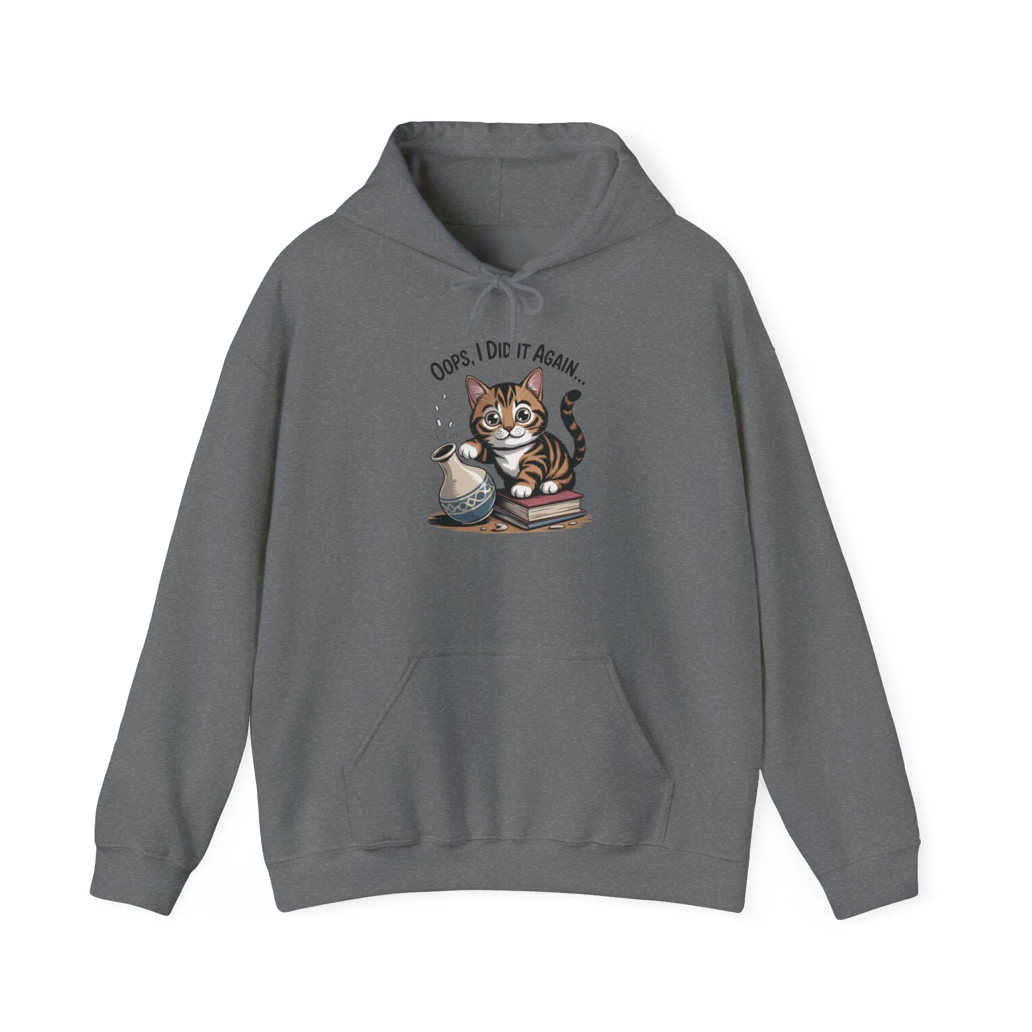 Cat Lover's Hoodie: Oops, I Did It Again, Funny Sweatshirt, Gifts for Animal Lovers, Cozy Hooded Sweatshirt, Pet Owner Apparel, Cute [...] - Image 9