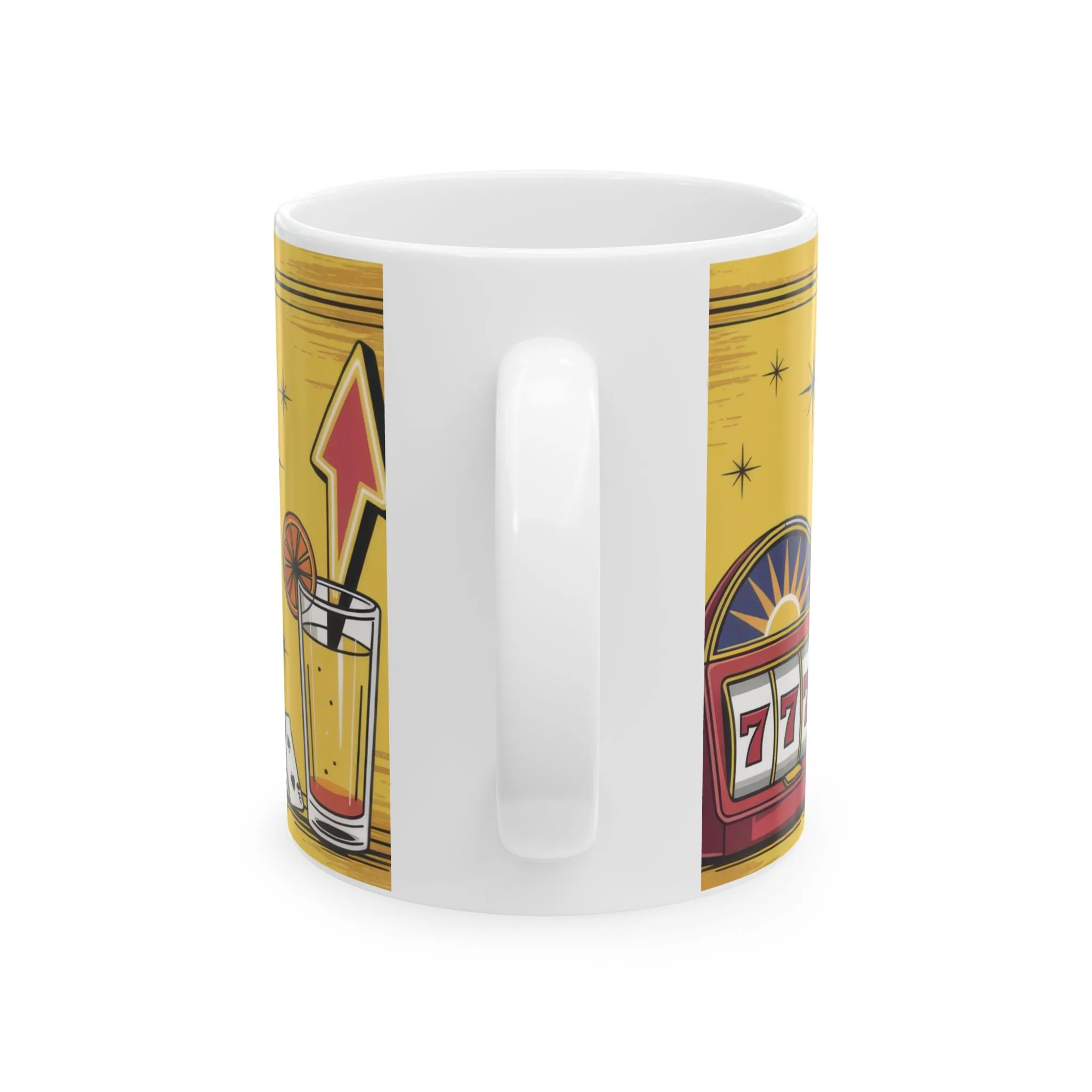 Viva Las Vegas Mug, Retro Coffee Cup, Vegas Gift for Casino Lovers & Travel Enthusiasts, Casino Theme Ceramic Mug - Image 2