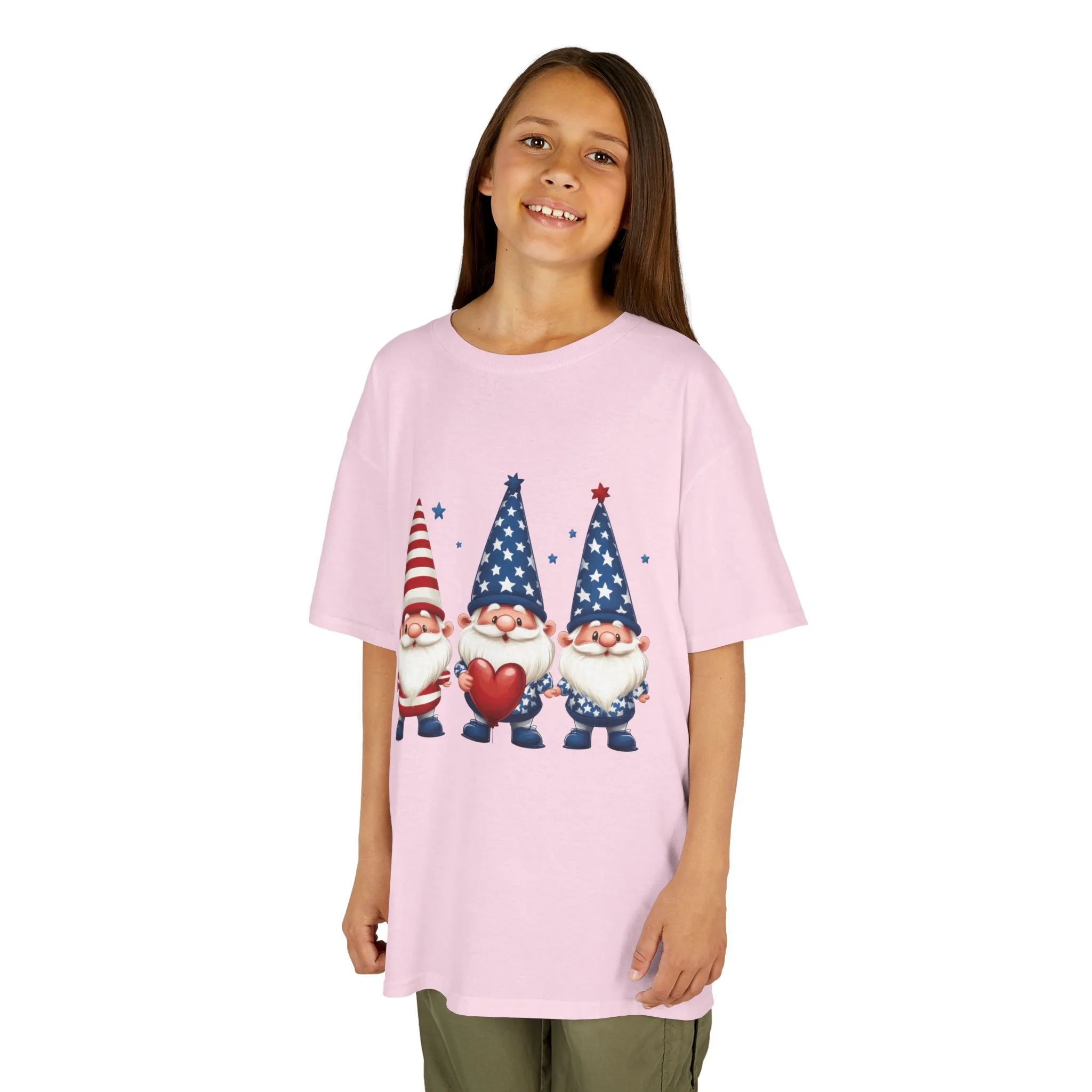 Patriotic Gnome Kids Tee, Cute 4th of July Shirt, Adorable Summer Outfit, Kids Casual Wear, Independence Day Gift - Image 16