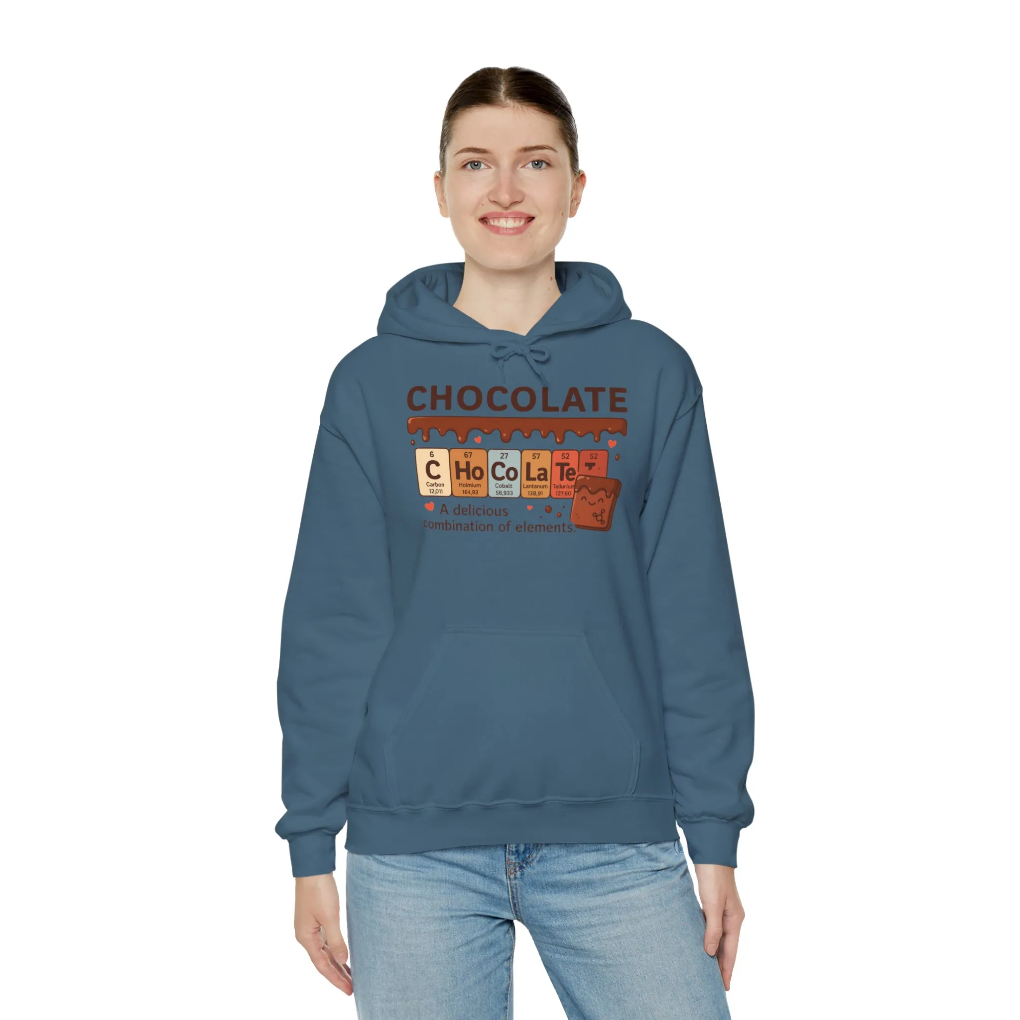 Chocolate Lovers Comfort Hoodie, Perfect Gift for Chemistry Lovers, Casual Wear, Sweet Treats Enthusiasts, Birthdays, Chemistry Students - Image 25