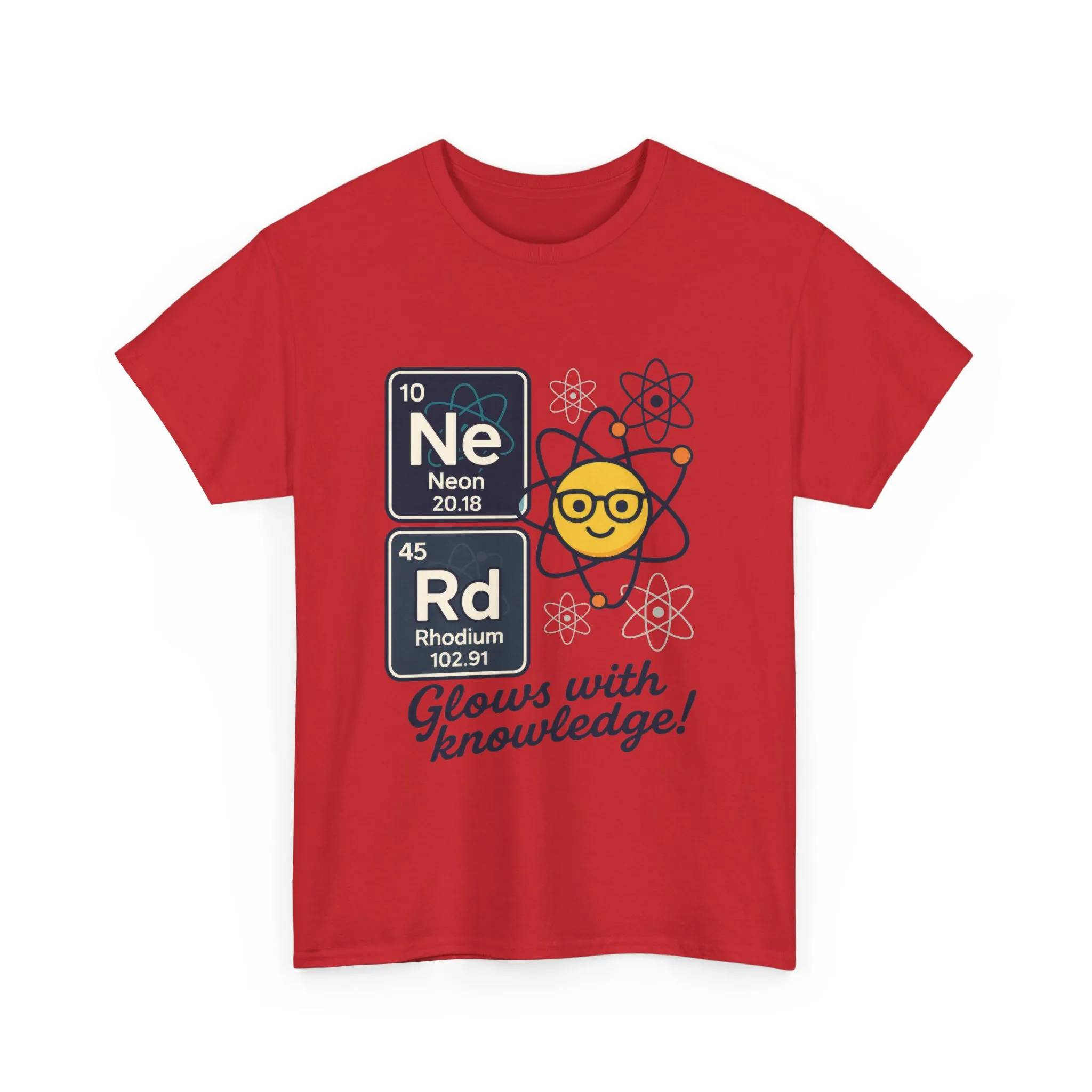 Funny Womens Nerd T-Shirt, NeRd Periodic Table Shirt, Glowing Knowledge Tee, Science Lover Gift, Chemistry Shirt, STEM Apparel, Science Tee - Image 19