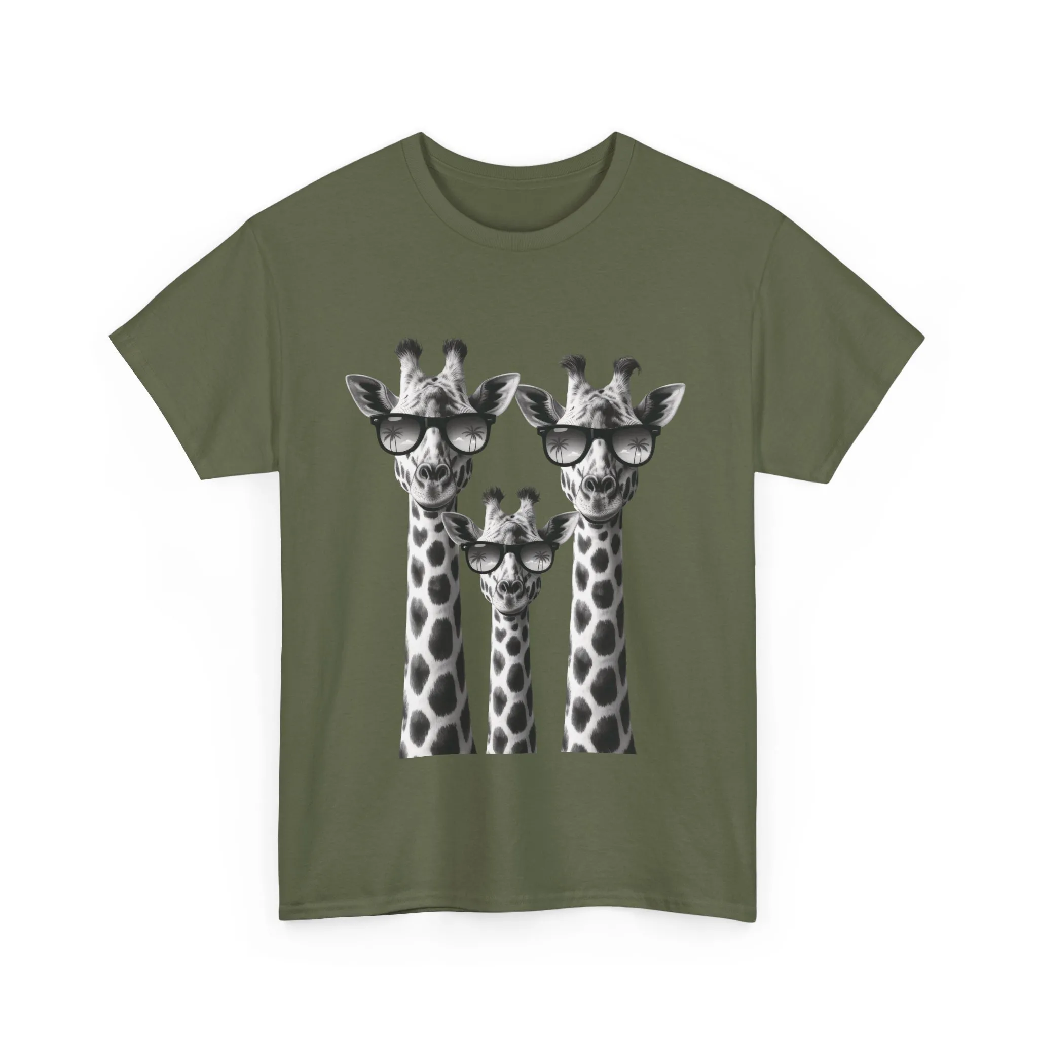 Cool Giraffes Unisex Tee, Fun Gift for Animal Lovers, Nature Enthusiasts, Safari Wildlife Lover Shirt - Image 12