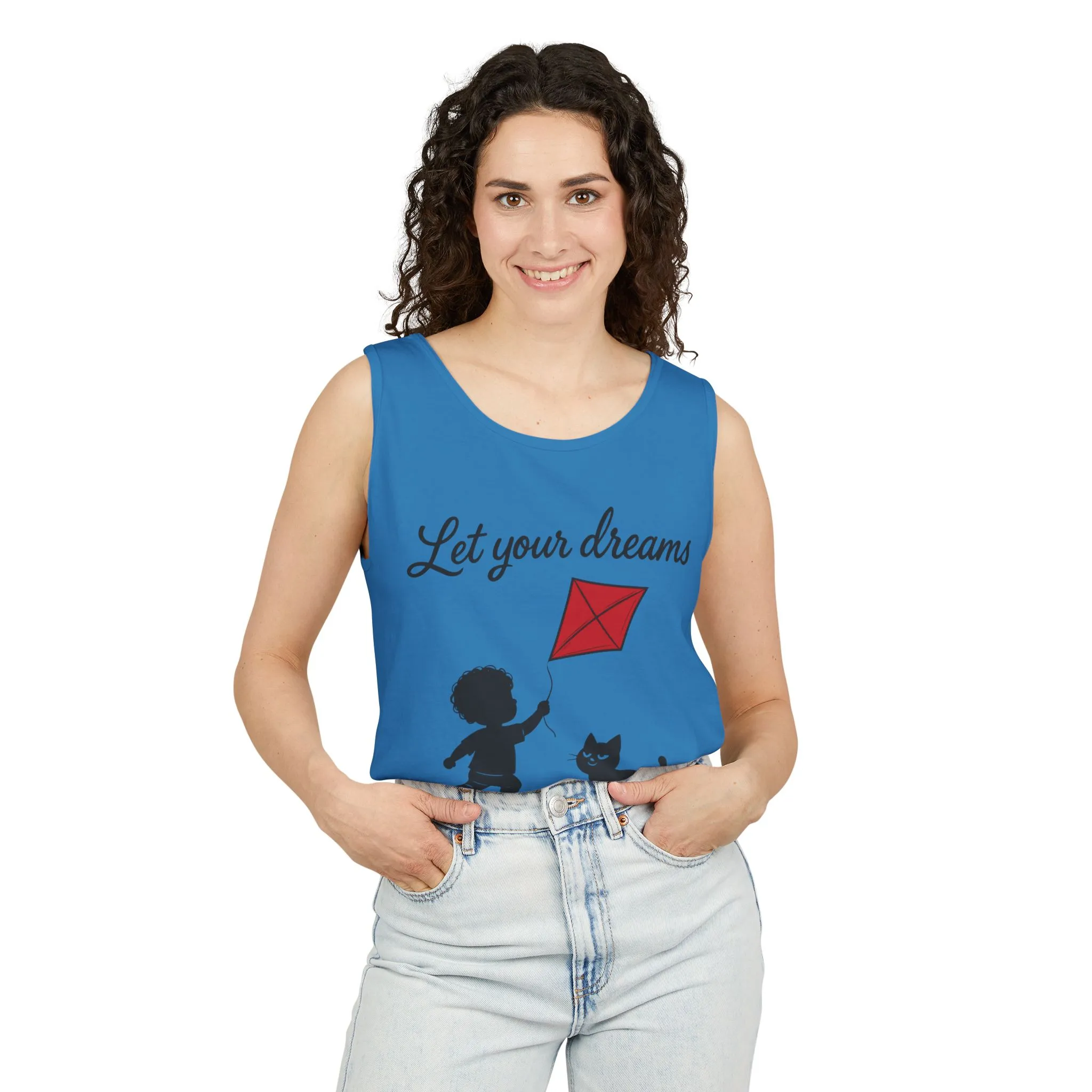 Dream-Catching Tank Top - Lightweight, Womens, Inspirational Graphic Tee, Summer Wear, Perfect Gift for Kids & Families - Image 20