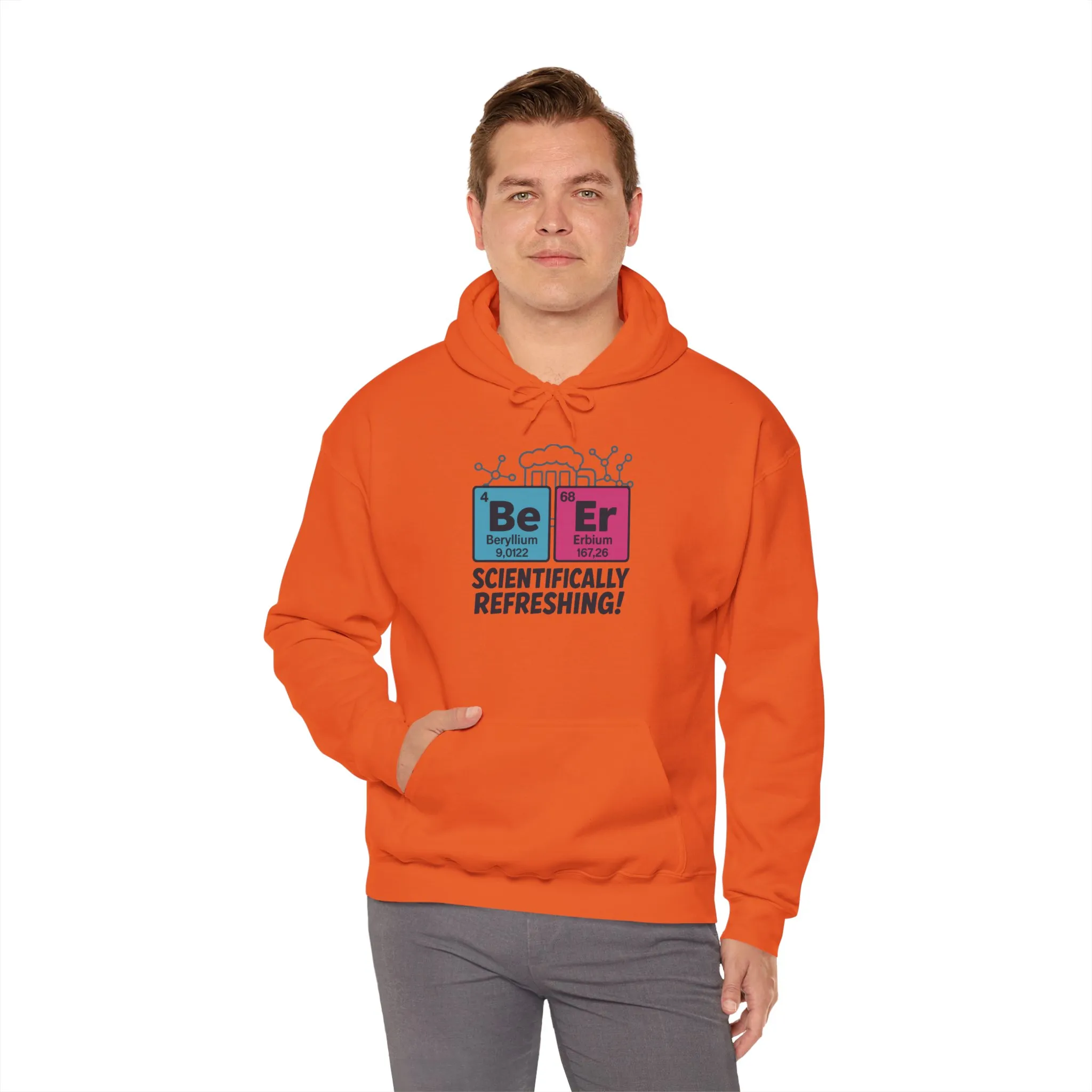 Scientifically Refreshing Beer Mens Hoodie, Gift for Beer Lovers, Science-Inspired Apparel, Perfect for Parties and Gatherings - Image 40