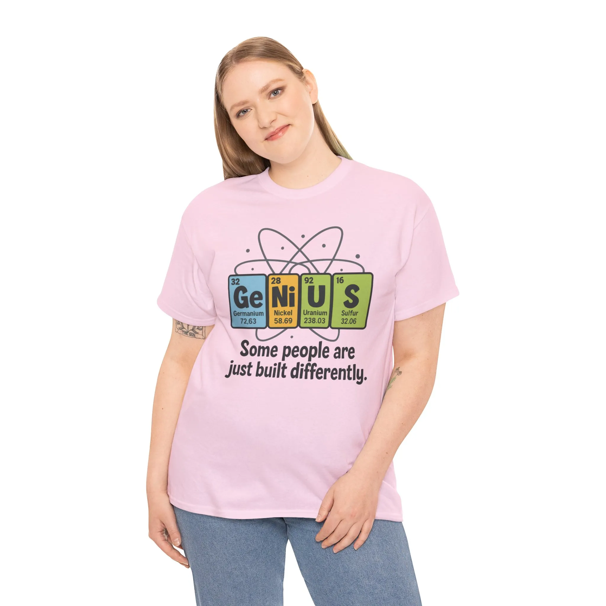 Funny Womens Genius T-Shirt, Periodic Table Nerd Shirt, Science Humor Tee, Gift for Nerds, Science Lovers Gift, Genius Science Tee - Image 30
