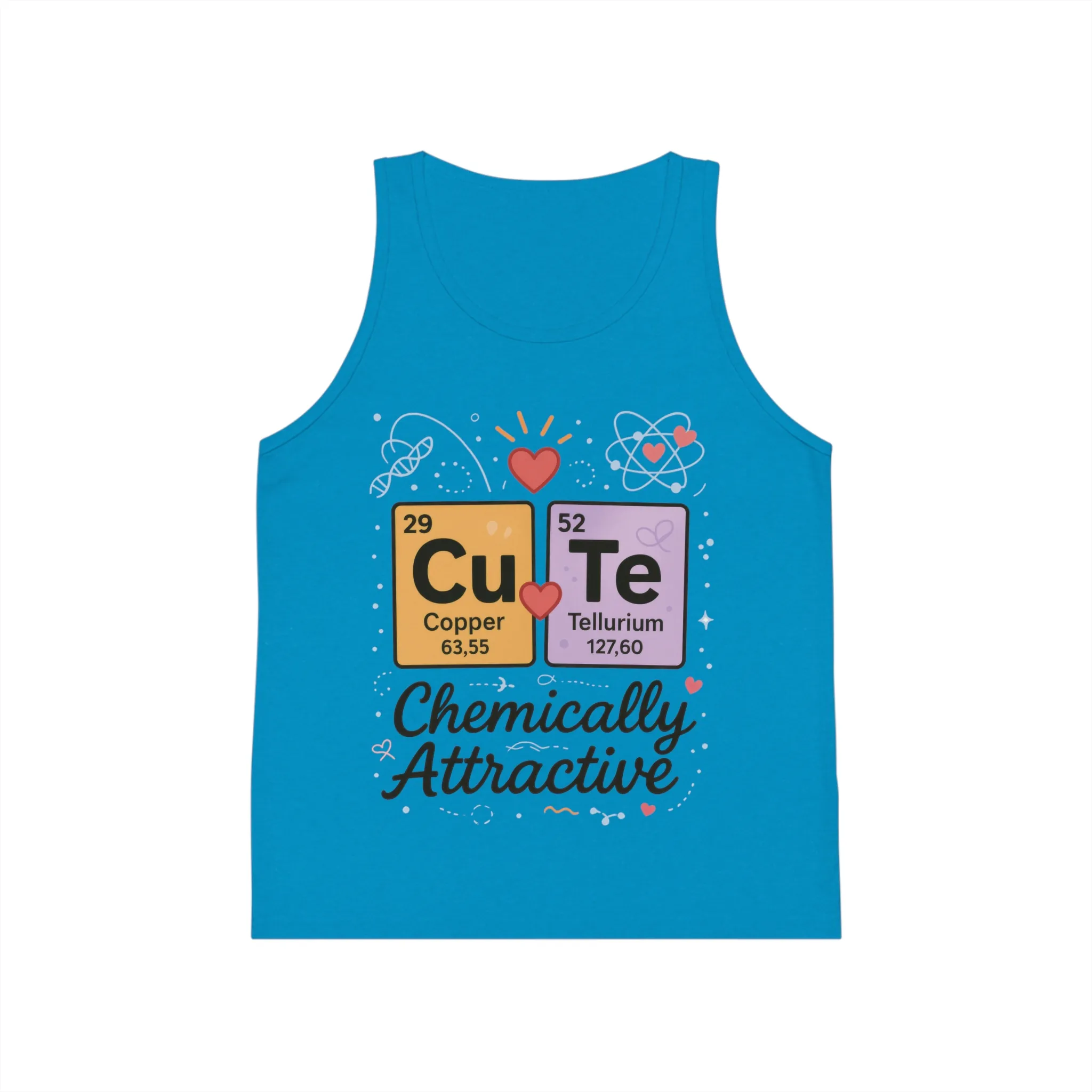 Chemically Attractive Kids Tank Top, Fun Science Gift, Cute Chemistry Shirt, Summer Playwear, Educational Apparel, Birthday Surprise - Image 7