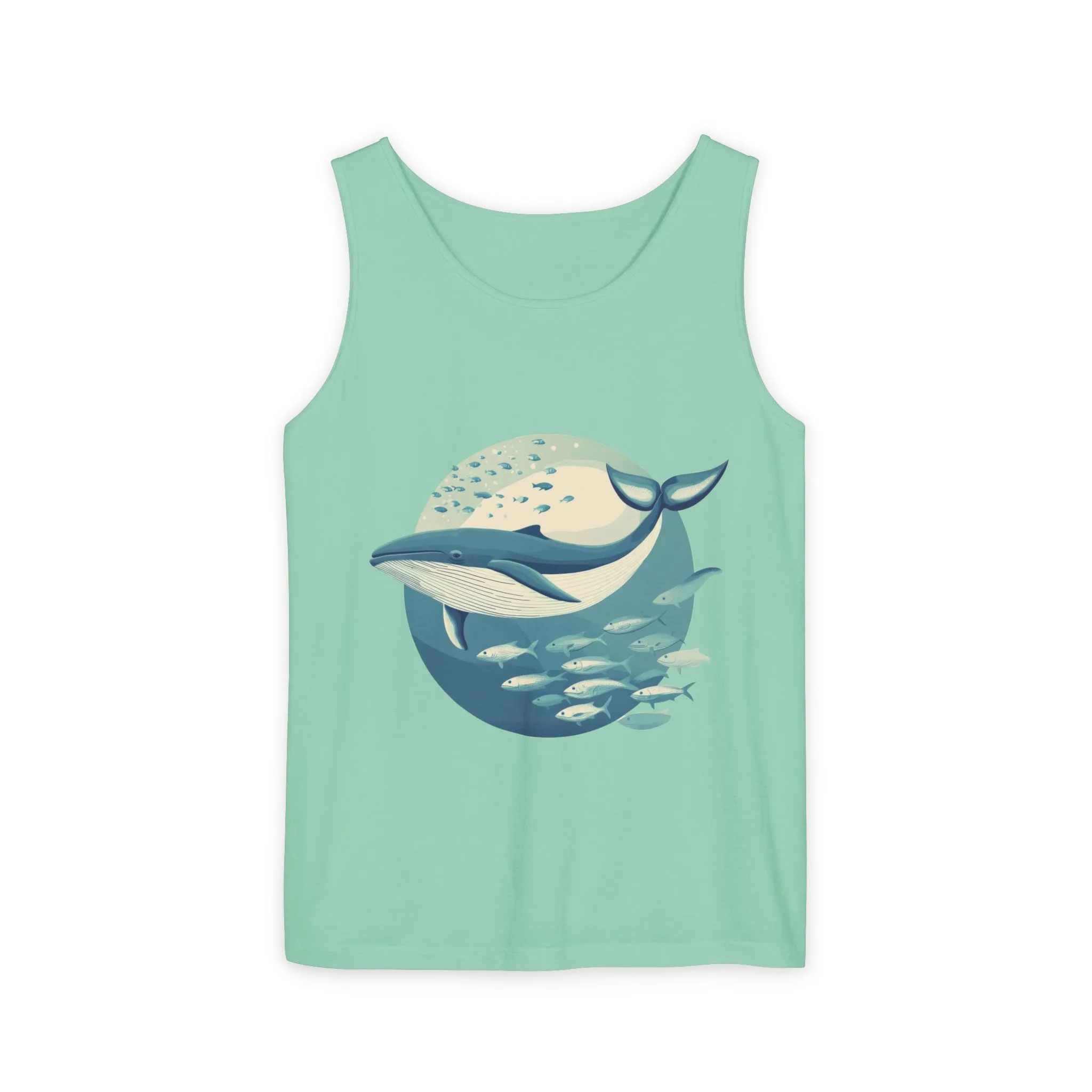 Ocean-Inspired Unisex Tank Top, Whale Design Shirt, Summer Casual Wear, Beach Vibes Gift, Eco-Friendly Fashion - Image 7