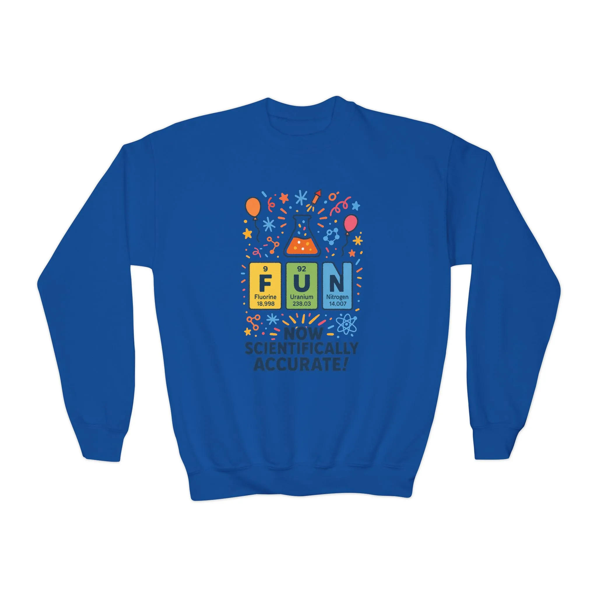Youth Science Fun Sweatshirt, Perfect for STEM Lovers, Birthday Gift, Cozy Classroom Wear, Youth Crewneck - Image 10