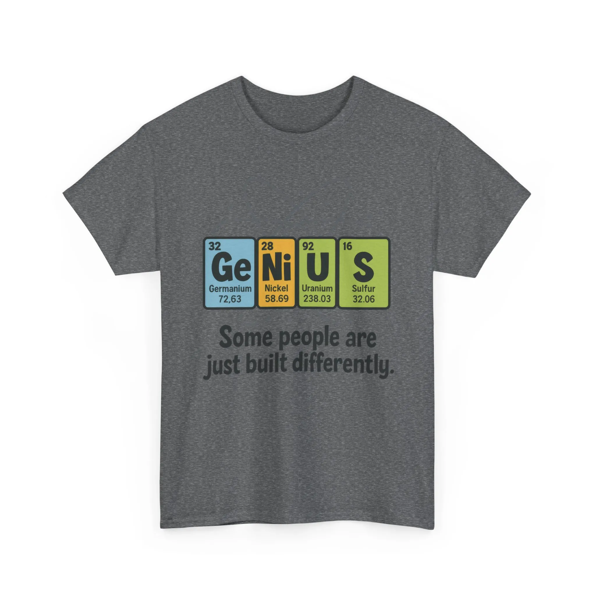 Funny Mens Genius T-Shirt, Periodic Table Nerd Shirt, Science Humor Tee for Smart Guys, Perfect Gift for Science Lovers - Image 11