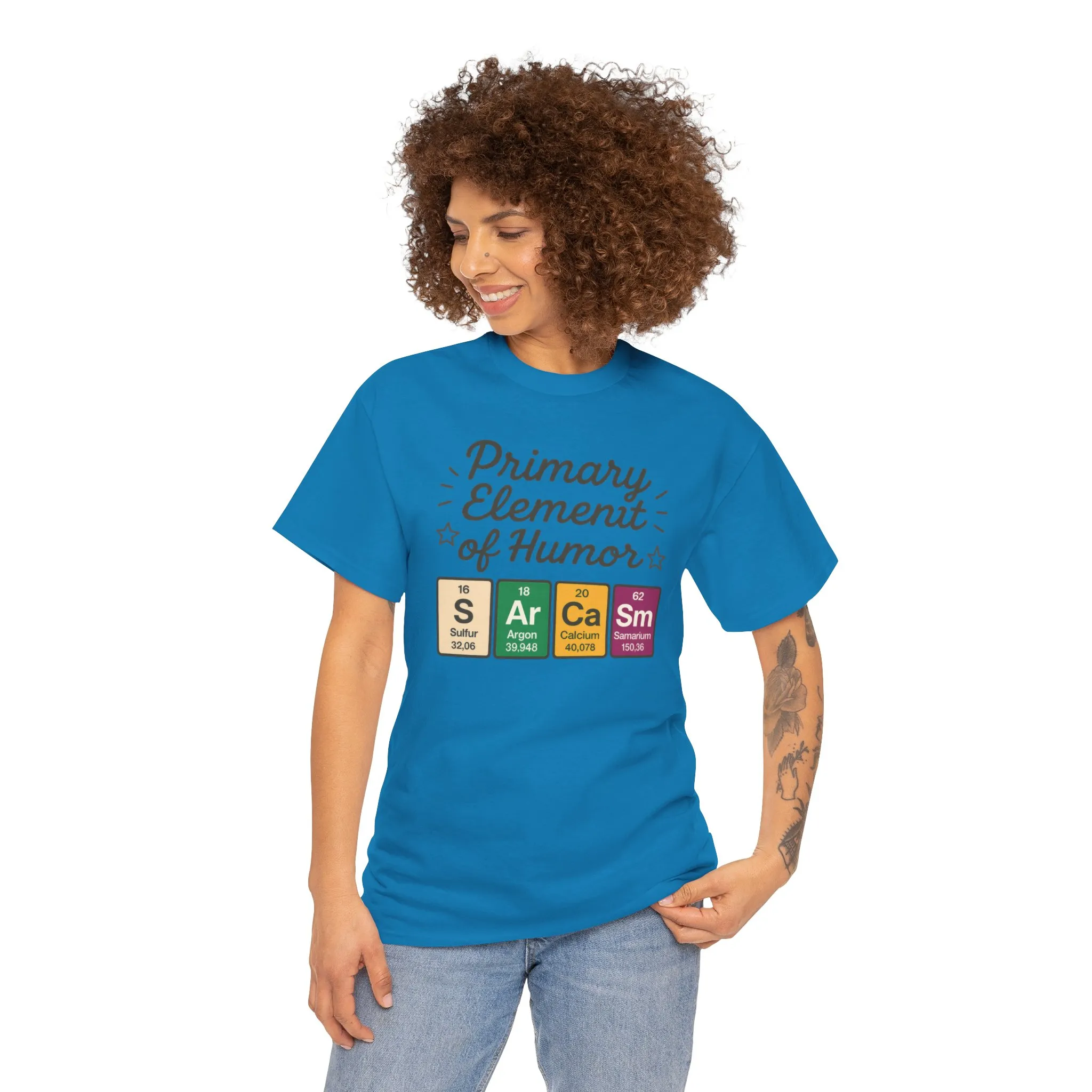 Funny Womens Sarcasm T-Shirt, Element of Humor Tee, Science Nerd Shirt, Chemistry Humor Tee, Gift for Science Lovers, Science Party Apparel - Image 32