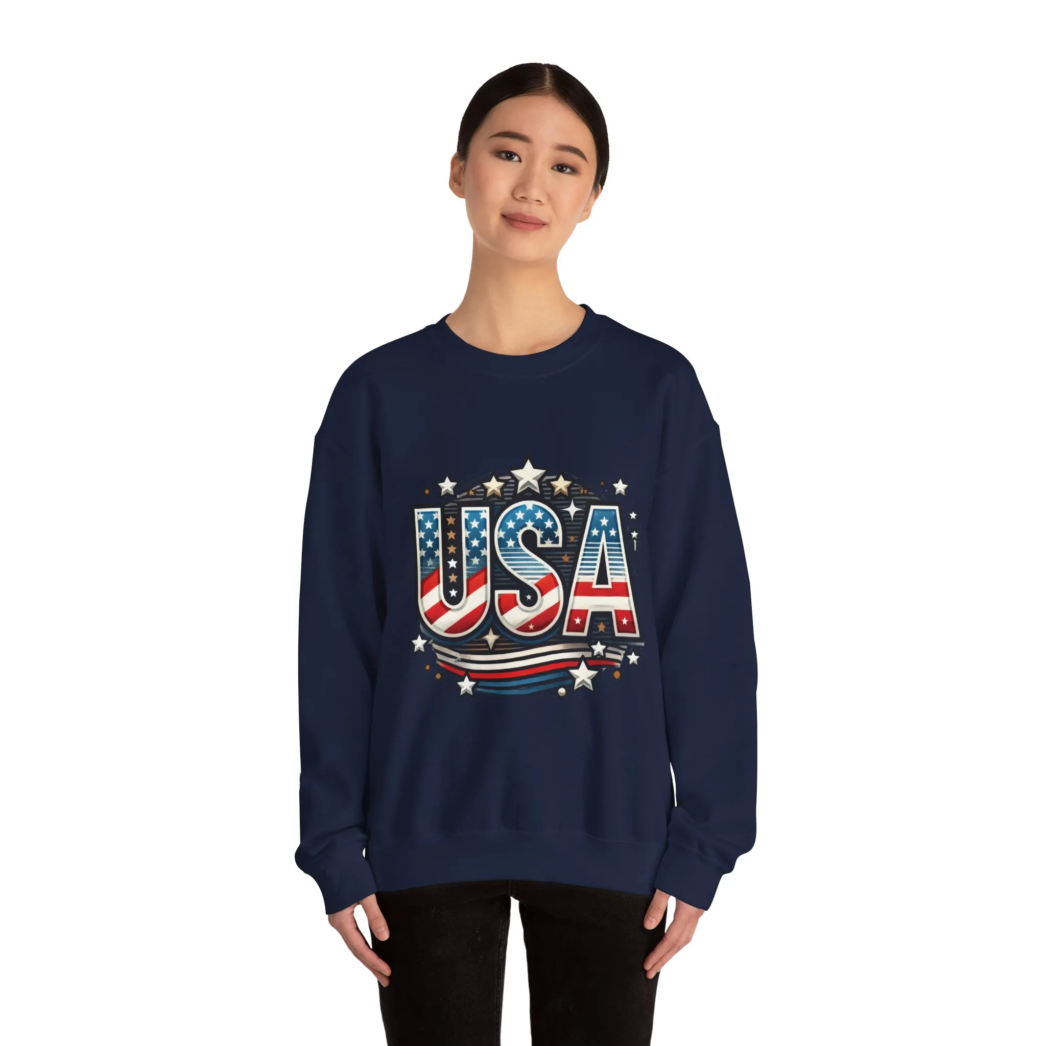 USA Pride Crewneck Sweatshirt, Comfortable Unisex Top, Great for Fourth of July, Independence Day, Everyday Wear, Cozy Gift - Image 39