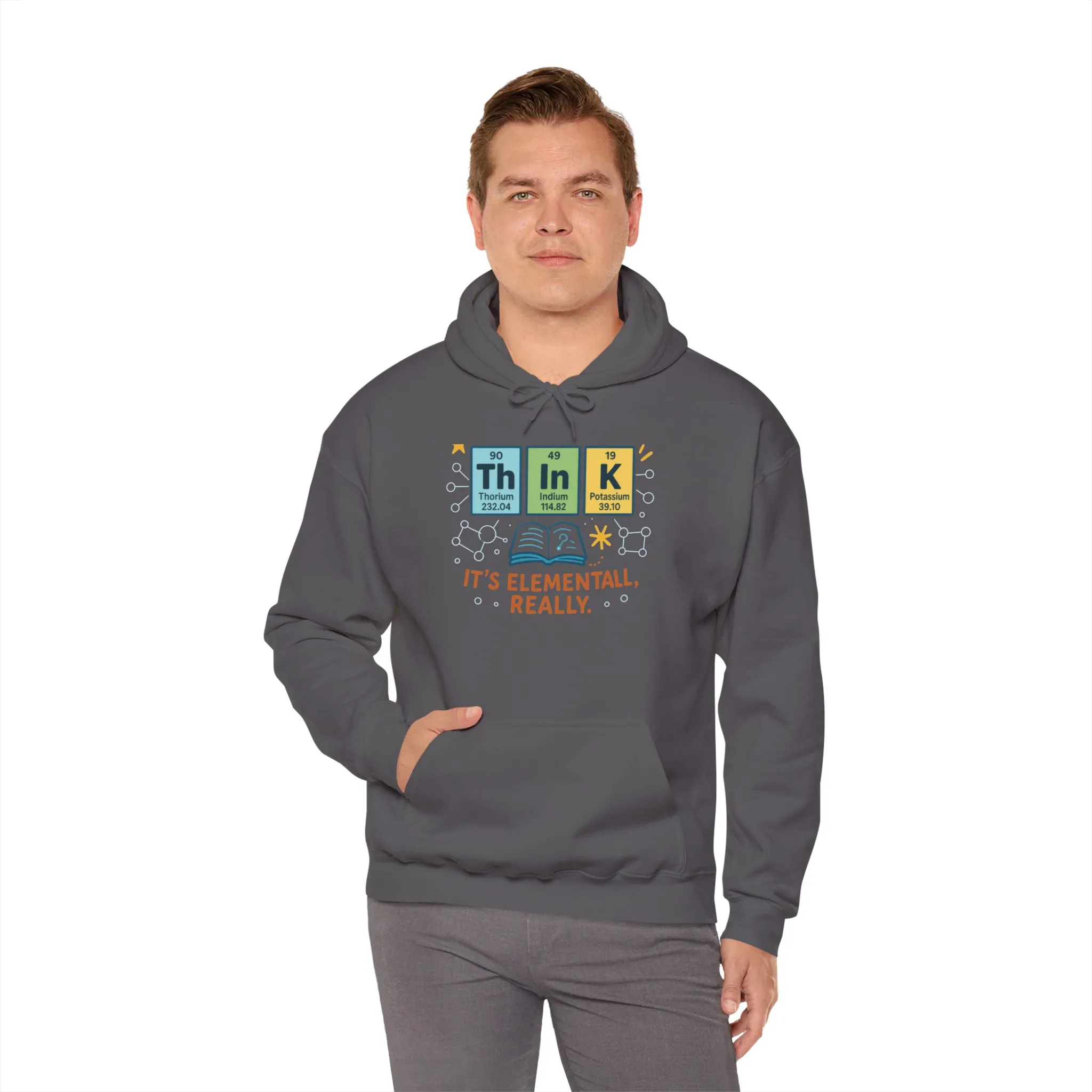 Science Hoodie for Men, Funny Nerd Hoodie, Element of Humor Sweatshirt, Science Lover Gift for Him, Chemistry Lover Gift - Image 23