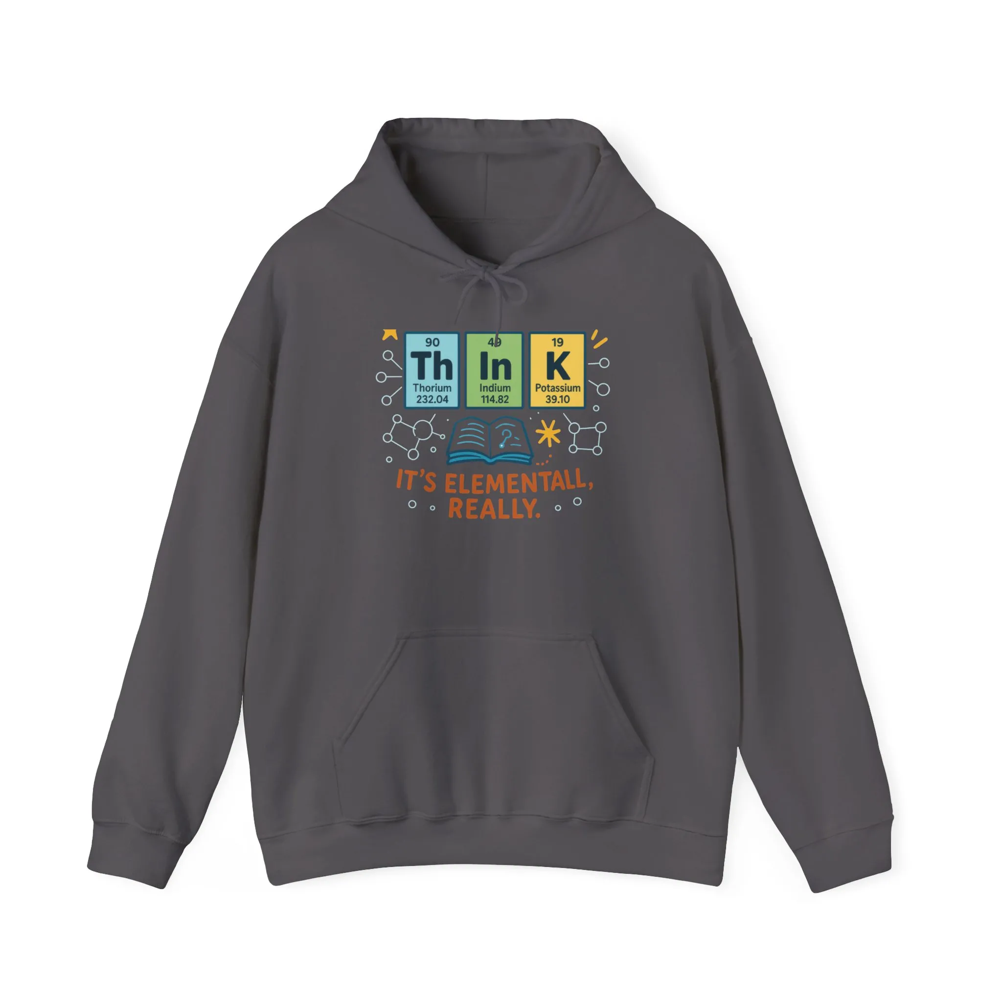 Think Hoodie for Women, Funny Chemistry Hoodie, Element of Humor Science Sweatshirt, Nerdy Gift for Her, Gift for Students, Science Lovers - Image 45