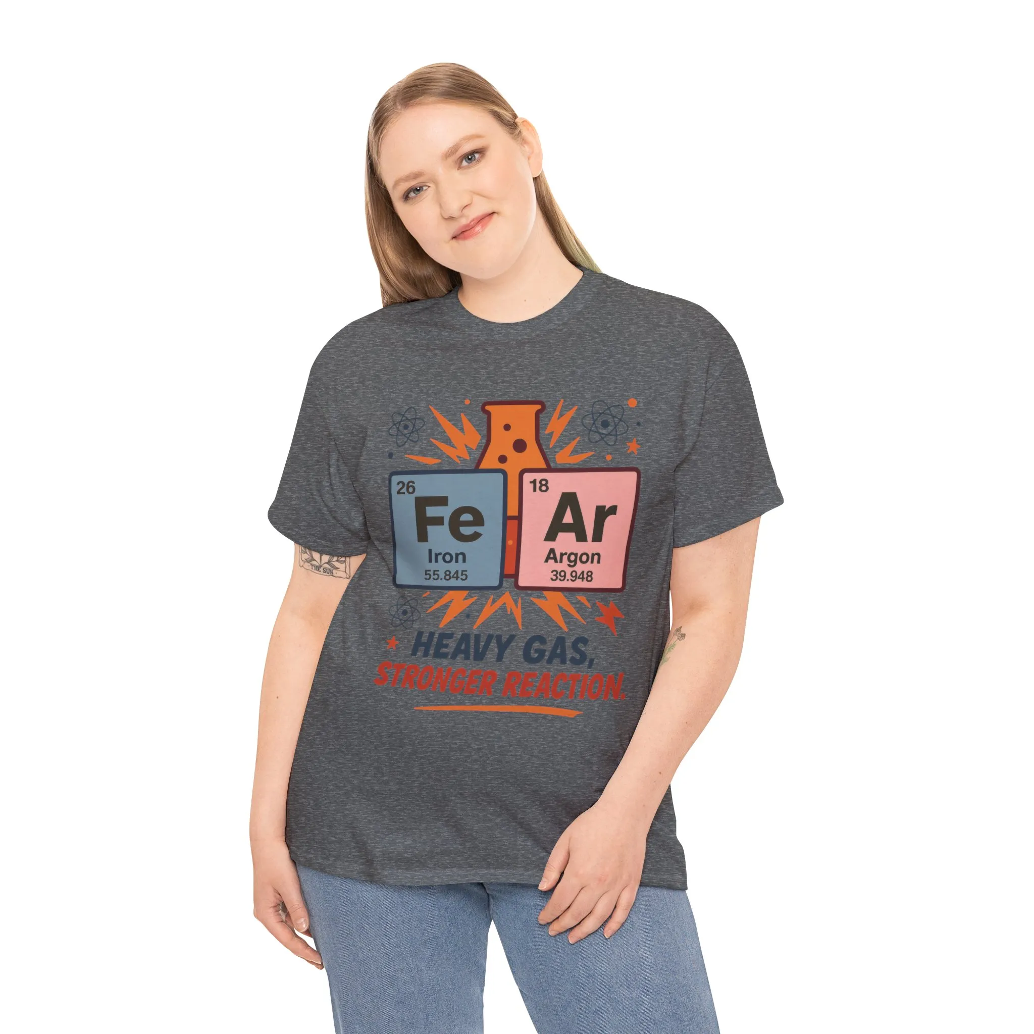 Funny Womens Science T-Shirt, FeAr Element Shirt, Chemistry Tee, Gift for Chemistry Lovers, Elements Table Humorous - Image 33