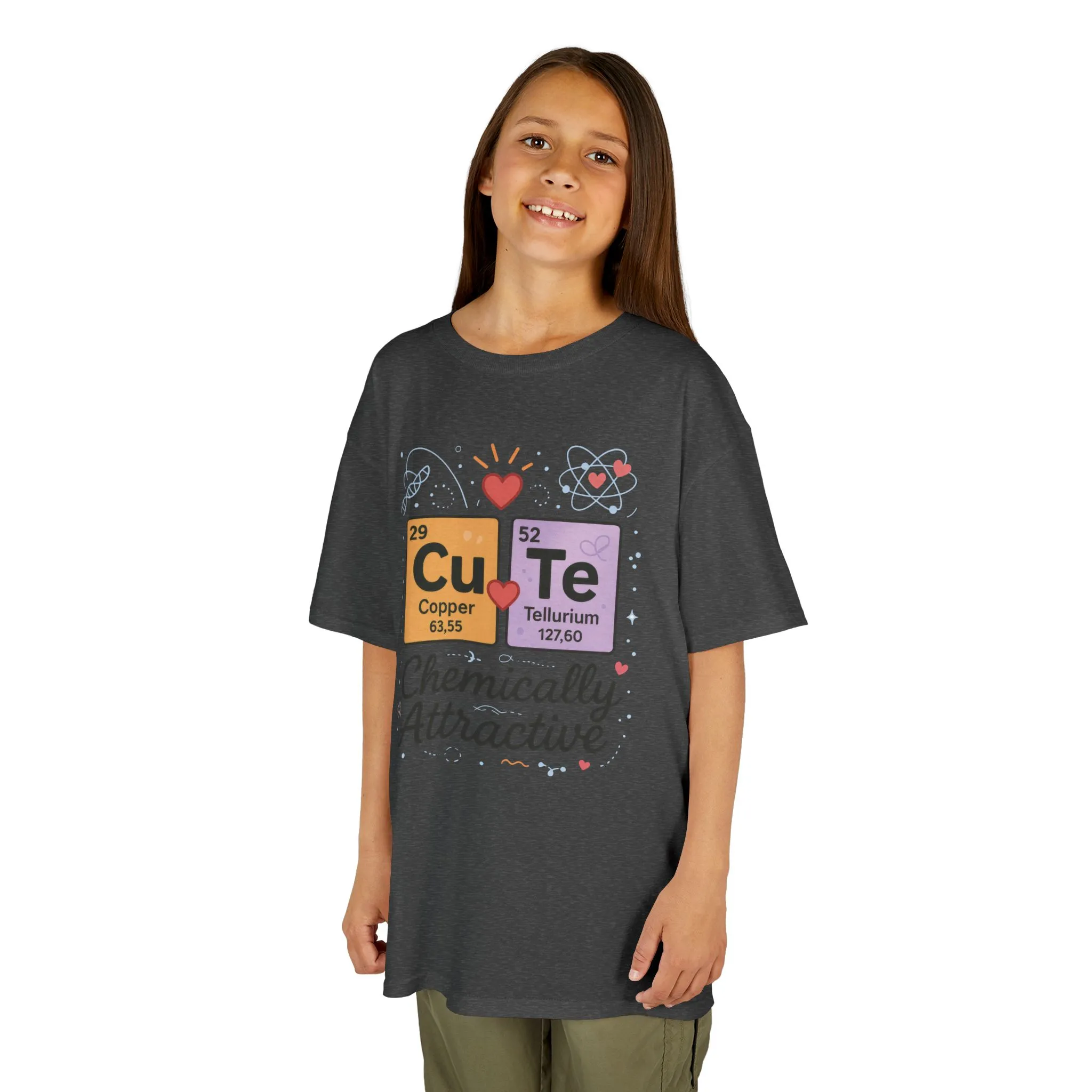 Cute Science Kids TeeT-Shirt, Periodic Table Tee, Funny Nerdy Gift for Young Girl, Cute Chemistry Young Girl T-Shirt, Classroom Wear - Image 10