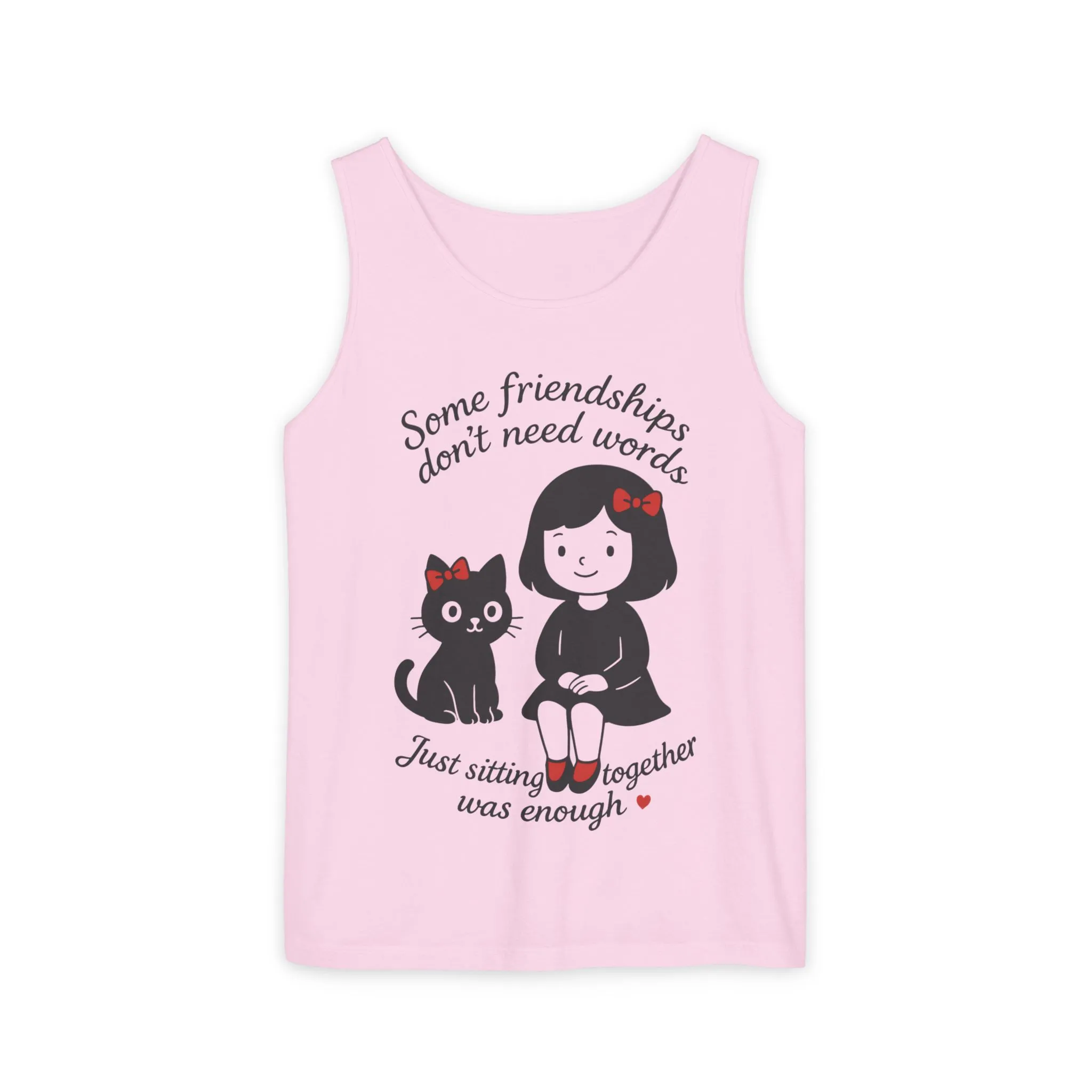 Friendship Tank Top, Cute Cat Lovers Gift, Womens Summer Apparel, Perfect for Casual Outings, Friendship Day, Cat Mom Tees - Image 25