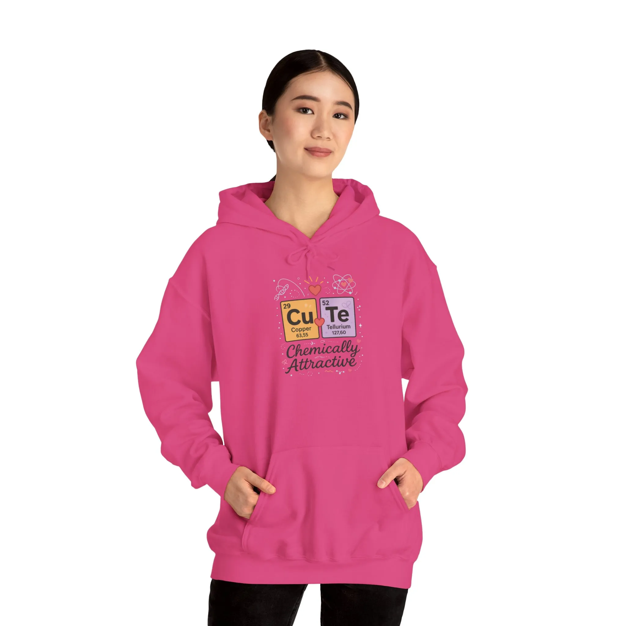 Cute Chemistry Hoodie for Women, CuTe Periodic Table Sweatshirt, Chemically Attractive Science Gift for Her, Great for Birthdays & Holidays - Image 23