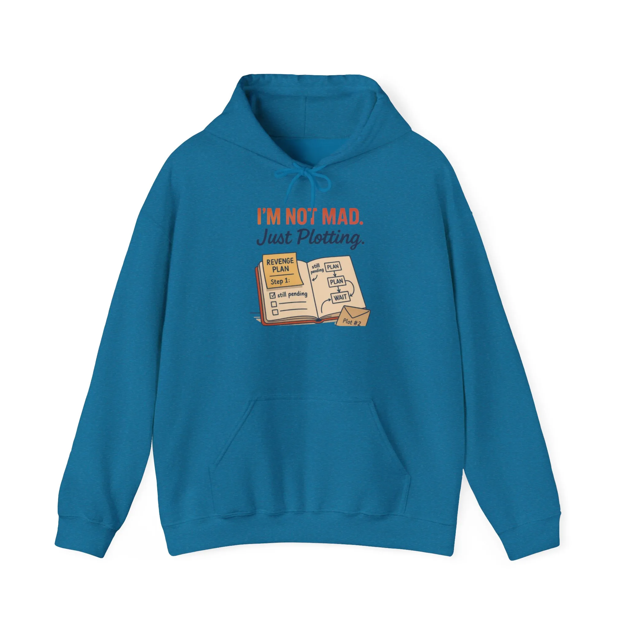 Funny Revenge Hoodie for Men, I'm Not Mad Just Plotting, Passive Aggressive Humor Sweatshirt, Funny Planning Hoodie - Image 31