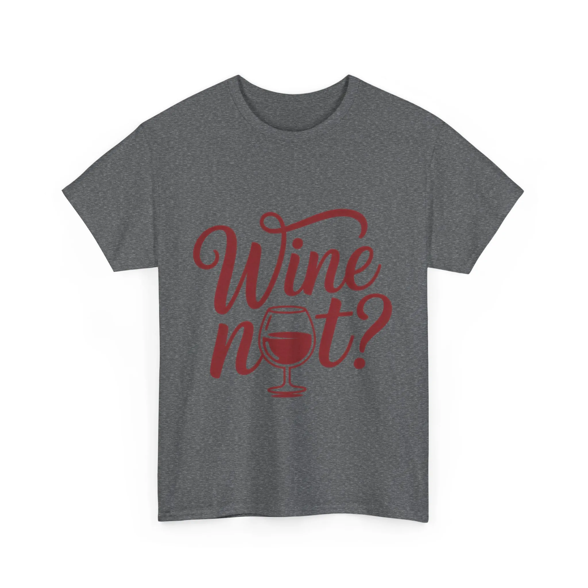 Funny Wine Lover Shirt, Wine Not Graphic Tee, Unisex Heavy Cotton T-Shirt, Pun Shirt for Wine Drinkers & Party Vibes, Gift for Wine-tasting - Image 16