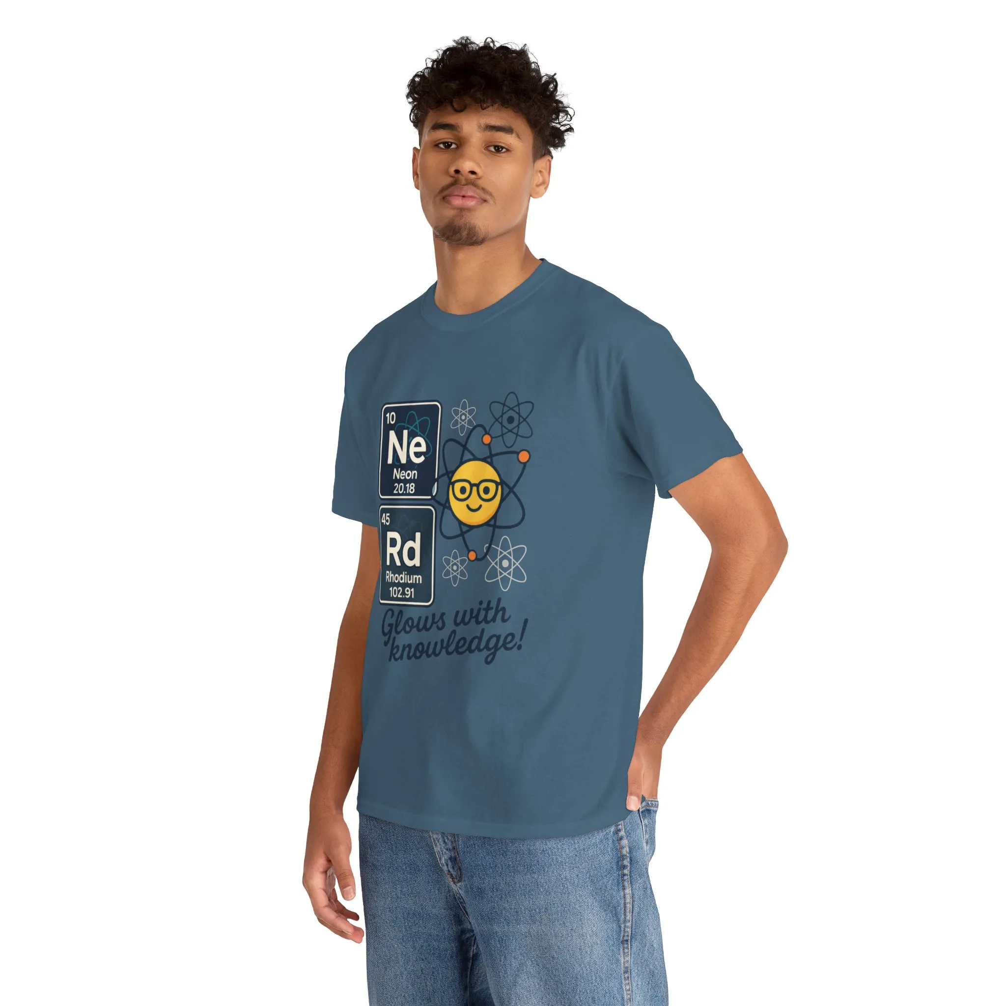 Funny Mens Nerd T-Shirt, NeRd Periodic Table Shirt, Glowing Knowledge Tee, Science Lover Gift, Chemistry Shirt, STEM Apparel, Science Tee - Image 24