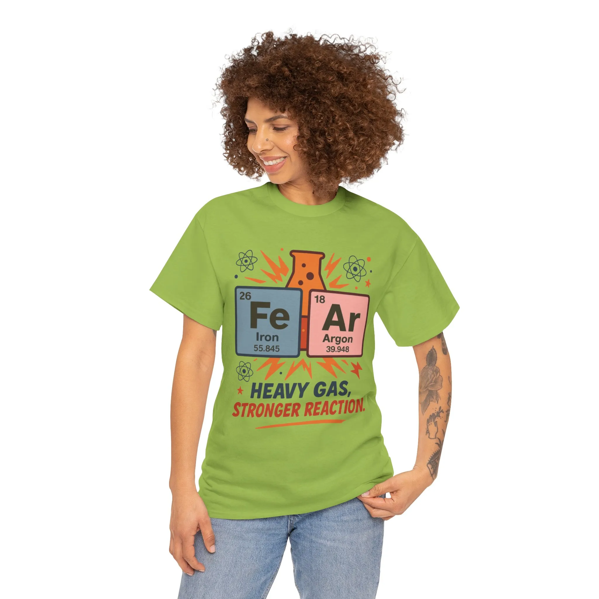 Funny Womens Science T-Shirt, FeAr Element Shirt, Chemistry Tee, Gift for Chemistry Lovers, Elements Table Humorous - Image 11