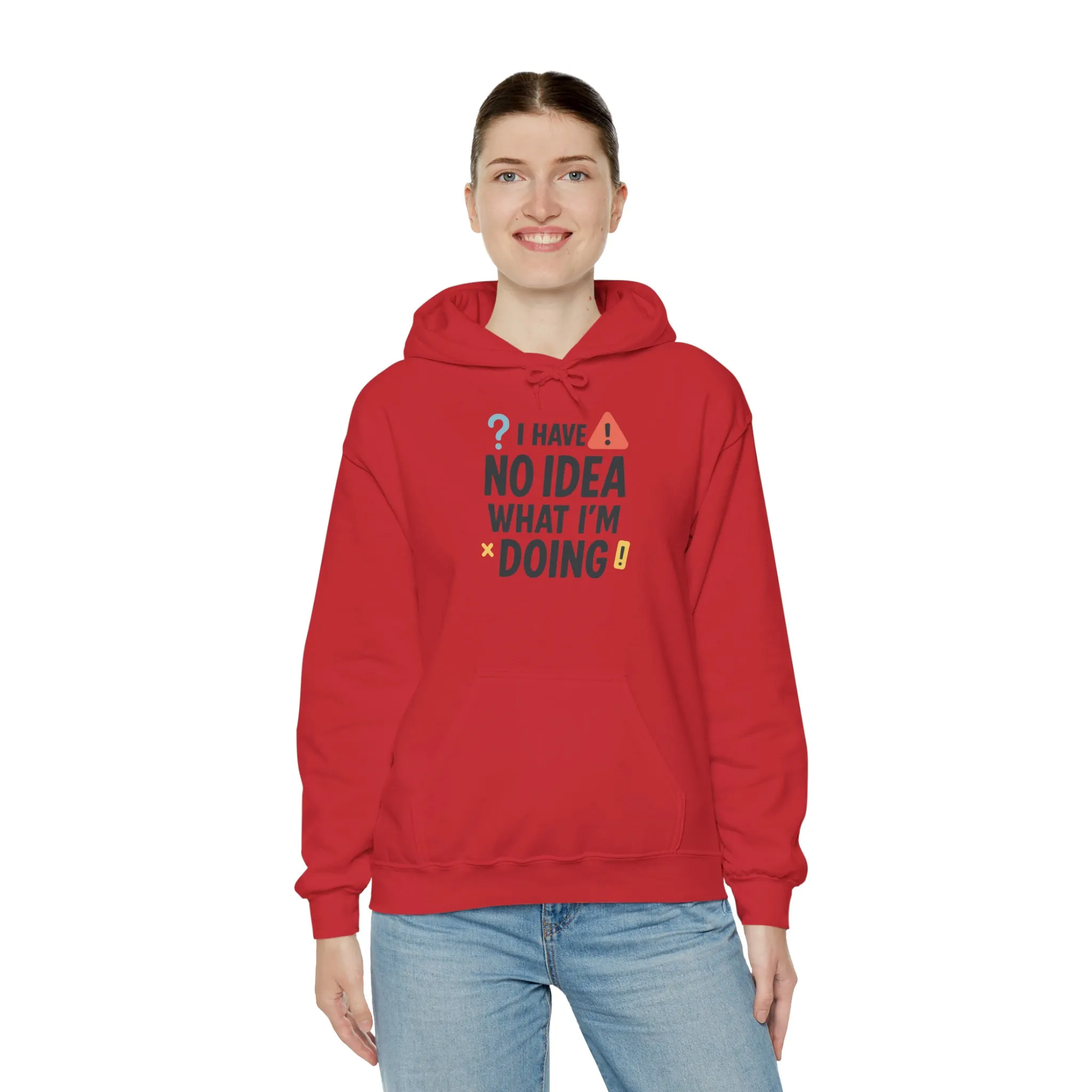 Funny Womens Hoodie, I Have No Idea What Im Doing, Chaotic Mood Sarcastic Sweatshirt for Her, Humor Hoodie, Cute Chaos Hoodie for Her - Image 33