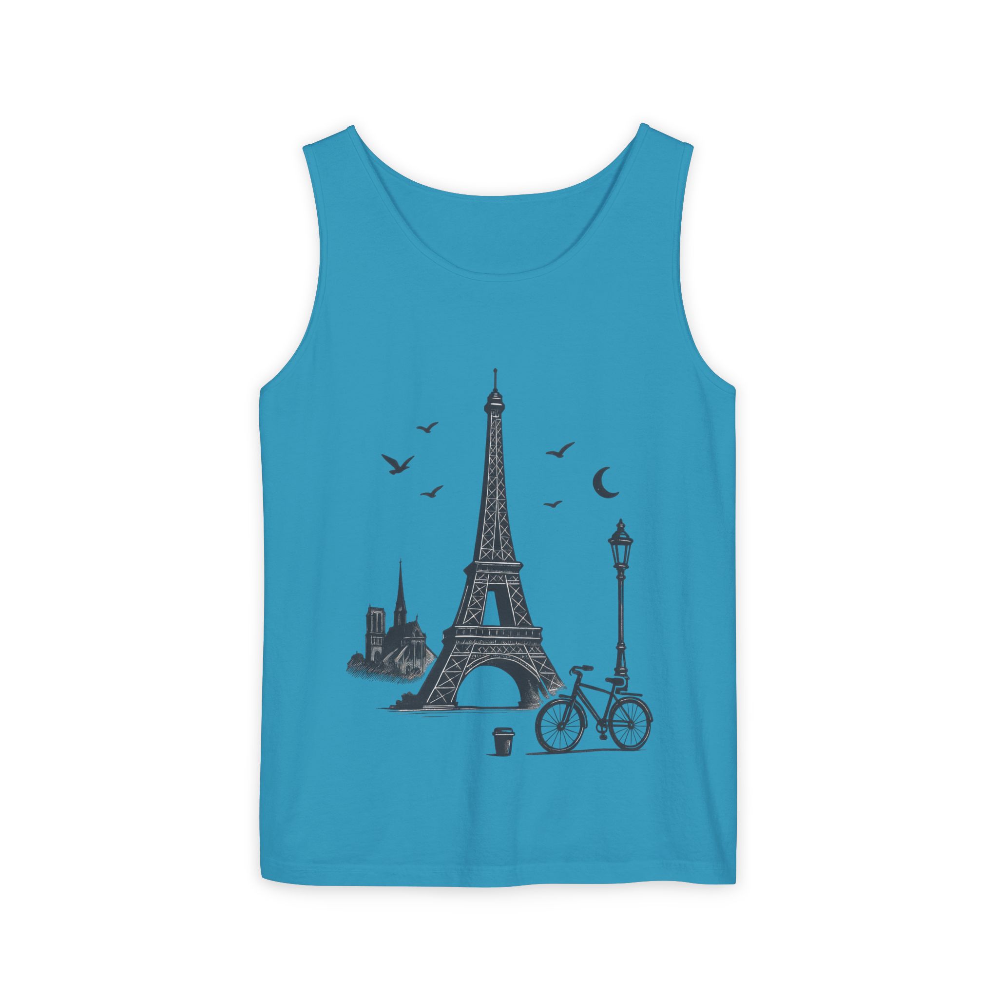 Parisian Dreams Tank Top, Unisex Summer Wear, Graphic Tee, Travel Inspired Apparel, Vacation Outfit, Casual Tank for All Occasions - Image 17