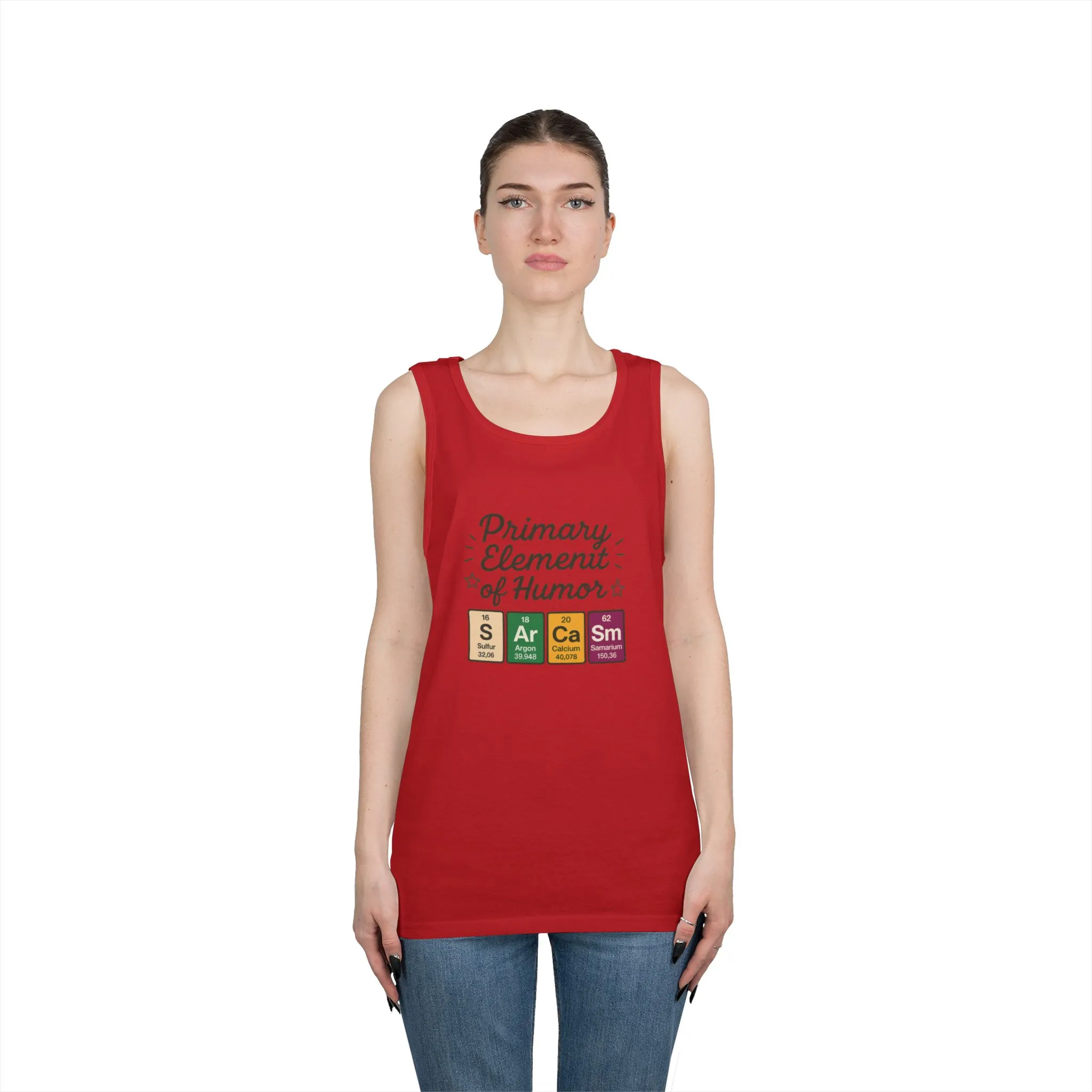 Sarcasm Tank Top for Men, Funny Chemistry Shirt, Science Humor Sleeveless Tee, Nerdy Summer Gym Shirt for Him, Chemistry Elements - Image 14