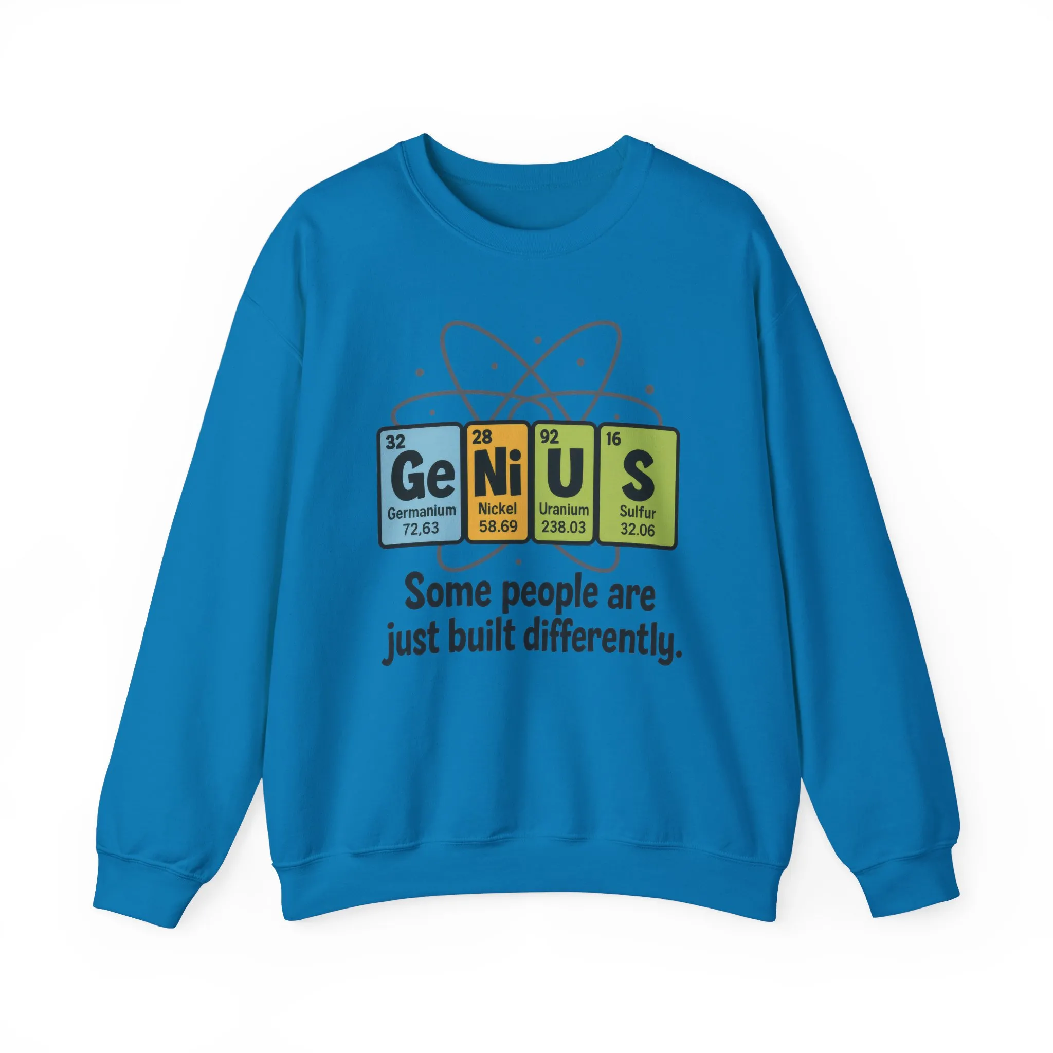 Funny Womens Science Sweatshirt, Genius Periodic Table Pullover, Nerdy Chemistry Gift for Her, Funny Gift for Nerds, Science Geek Apparel - Image 34