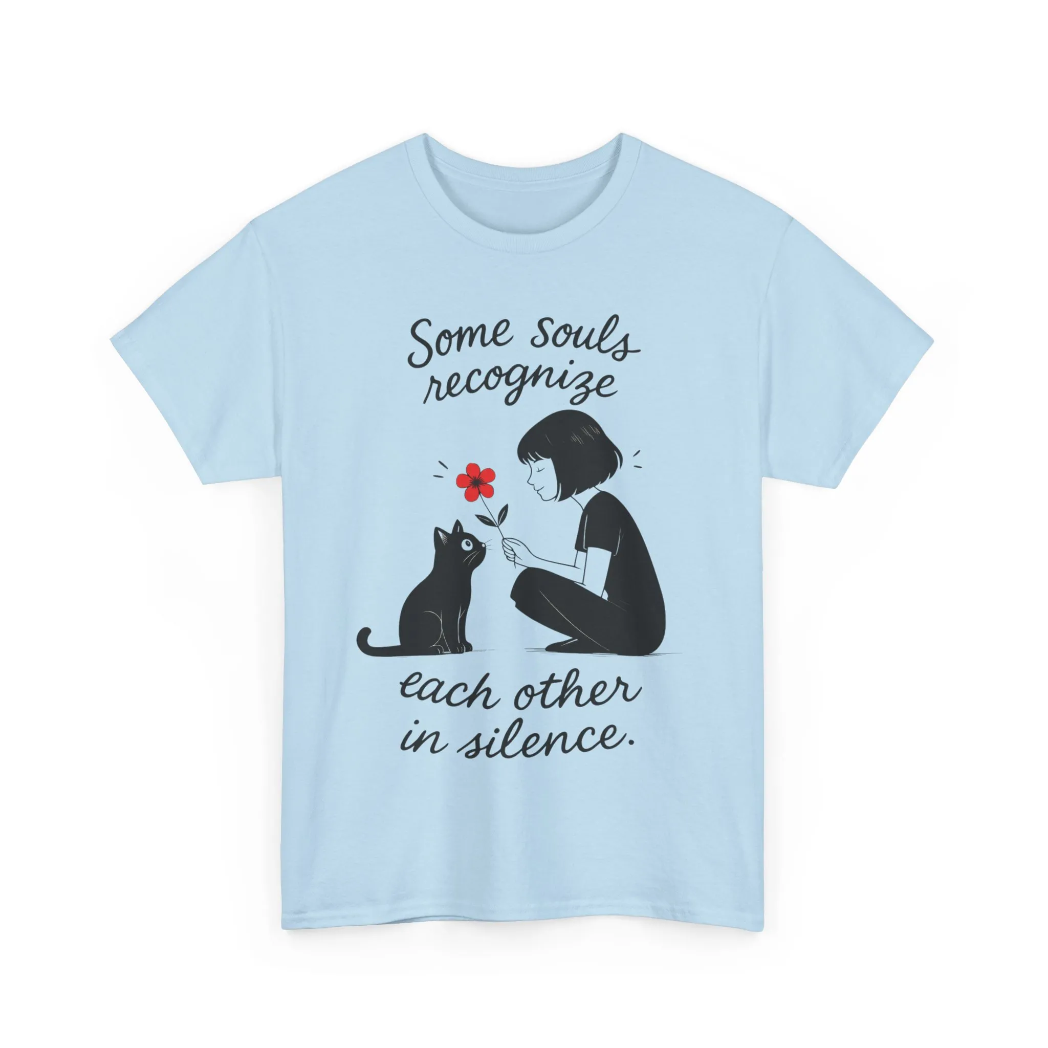 Cat Lover's Heavy Cotton Tee, Cute Cat Shirt, Pet Owner Gift, Animal Lover Apparel, Birthday Gift for Her, Women's Cotton T-Shirt, Cat Lover - Image 22