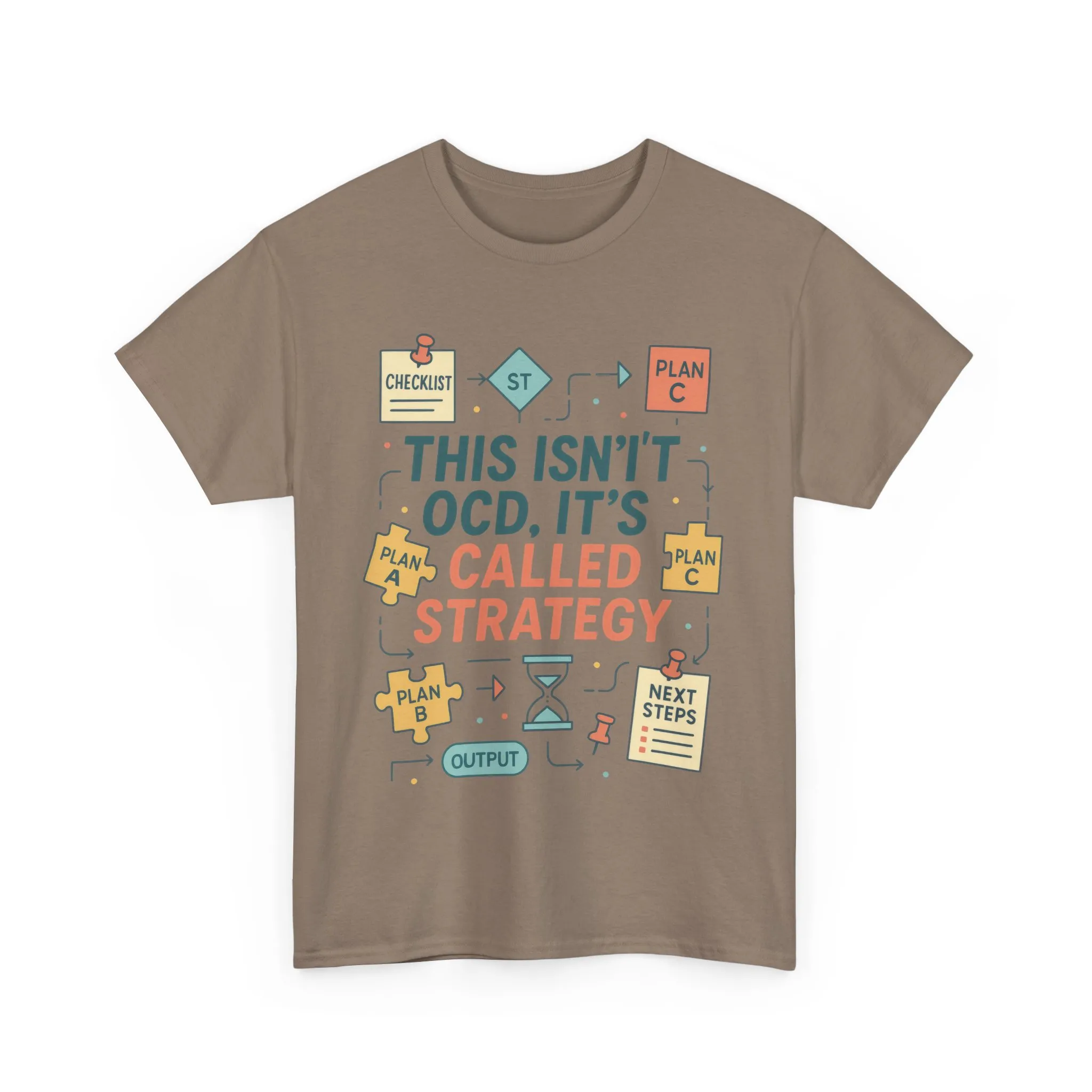 Funny Mens Strategy T-Shirt, This Isnt OCD Its Called Strategy , Planner Humor Tee for Him, OCD Joke Shirt, Gift for Strategists - Image 22