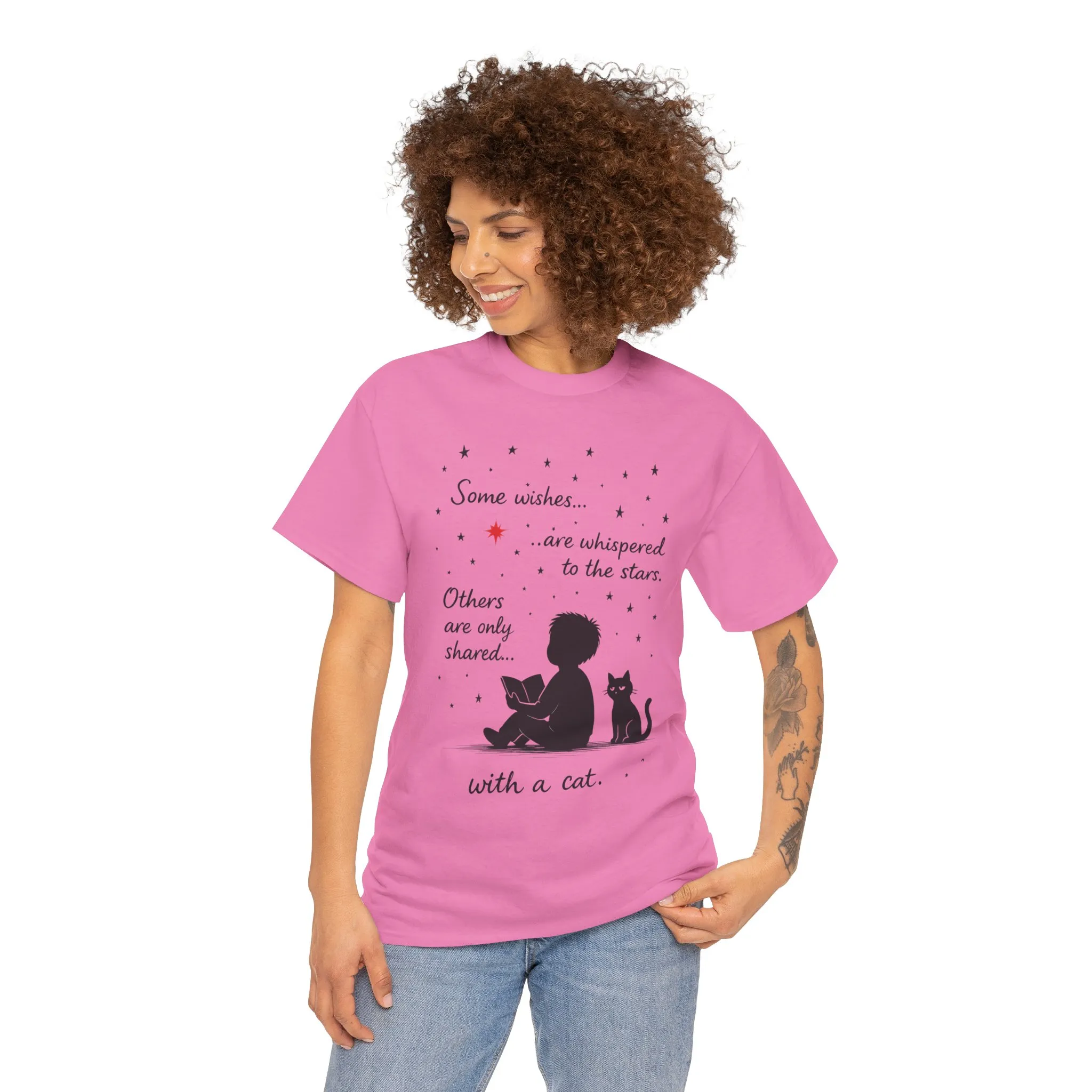 Whimsical Cat Lover Womens Tee, Cozy Cotton T-Shirt, Perfect Gift for Cat Lovers, Pet Owner Gift, Birthday or Cat Appreciation Day - Image 35