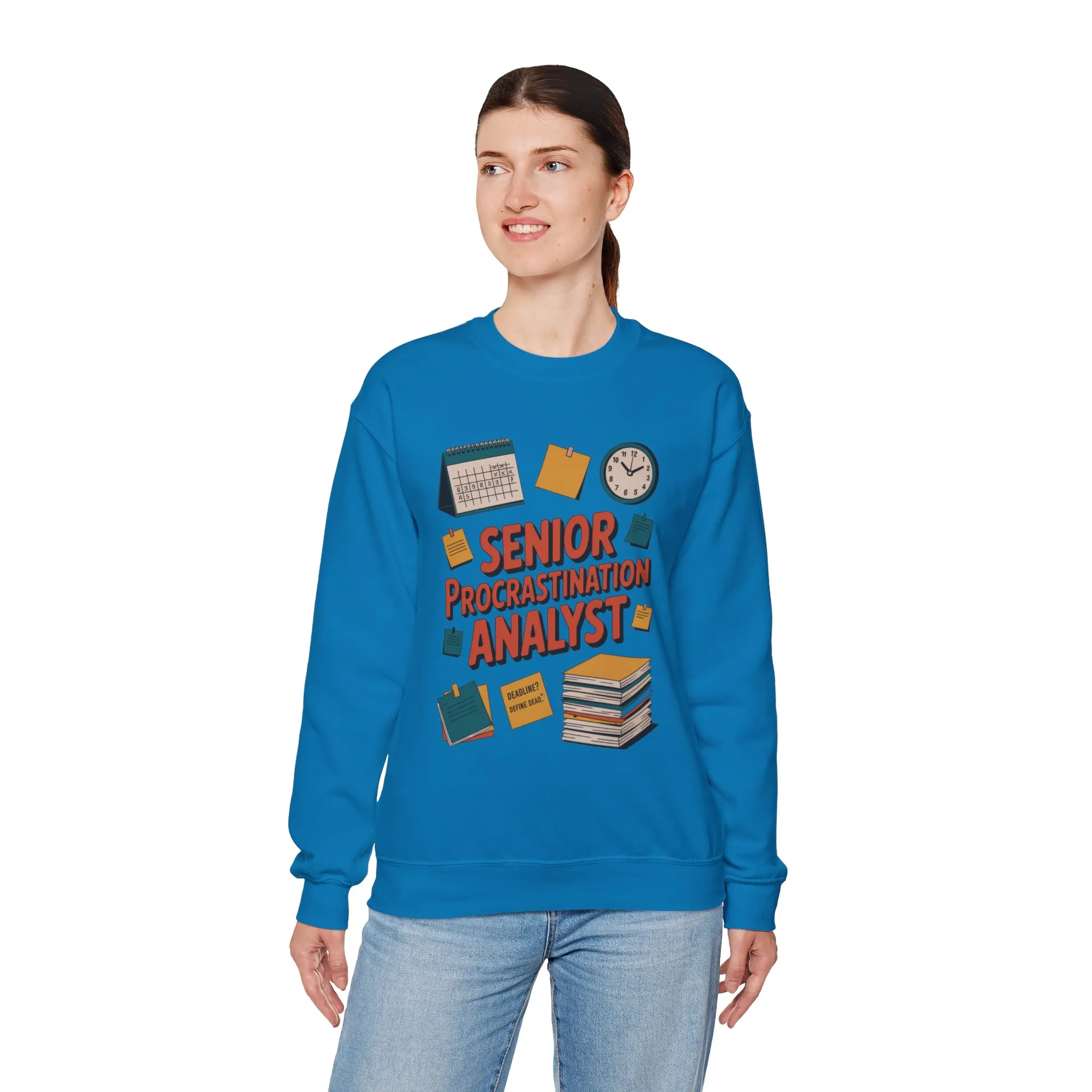 Senior Procrastination Analyst Sweatshirt, Gift for Graduates, Office Humor Apparel, Meme Sweatshirt, Casual Wear, Motivation Humor Apparel - Image 29