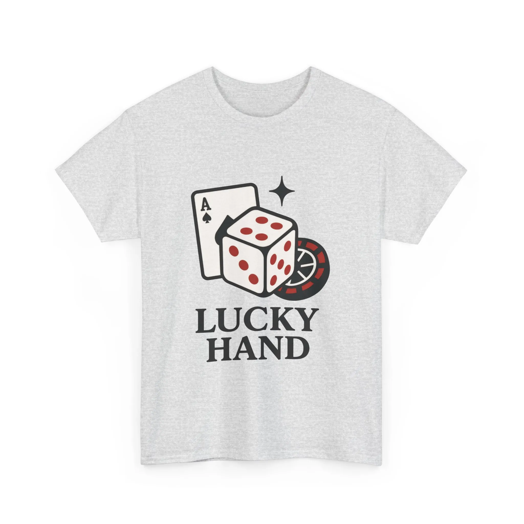 Lucky Hand Unisex Heavy Cotton Tee, Gambling Shirt, Casino Wear, Good Luck Gift, Poker T-Shirt, Casual Vintage Style - Image 28