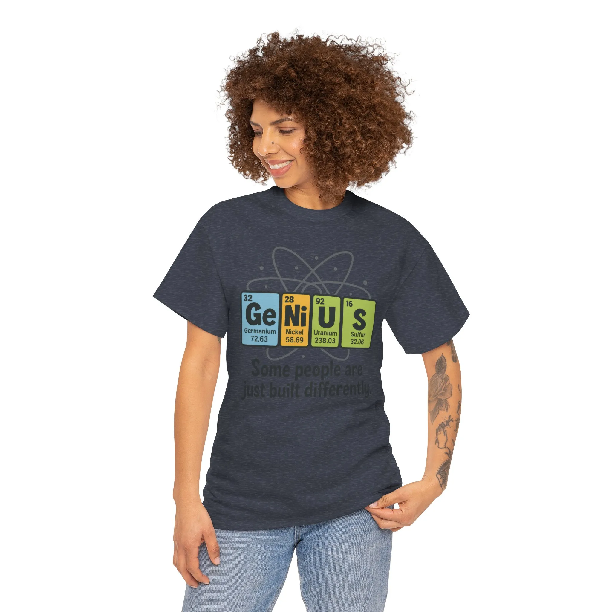 Funny Womens Genius T-Shirt, Periodic Table Nerd Shirt, Science Humor Tee, Gift for Nerds, Science Lovers Gift, Genius Science Tee - Image 23