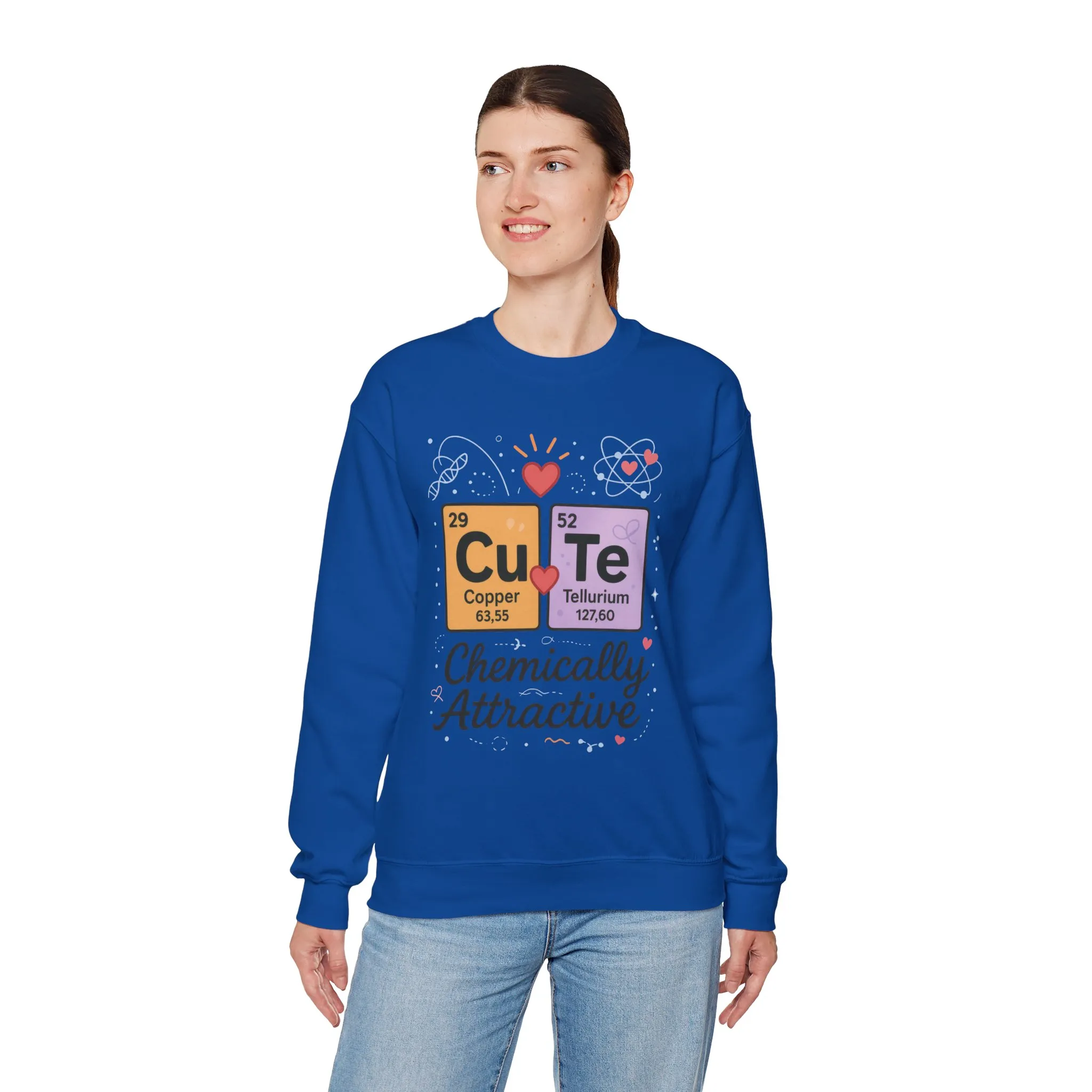 Cute Chemistry Sweatshirt for Women, Periodic Table Sweatshirt, Chemistry Gift for Her, Gift for Science Lovers, Valentine's Day Sweatshirt - Image 21