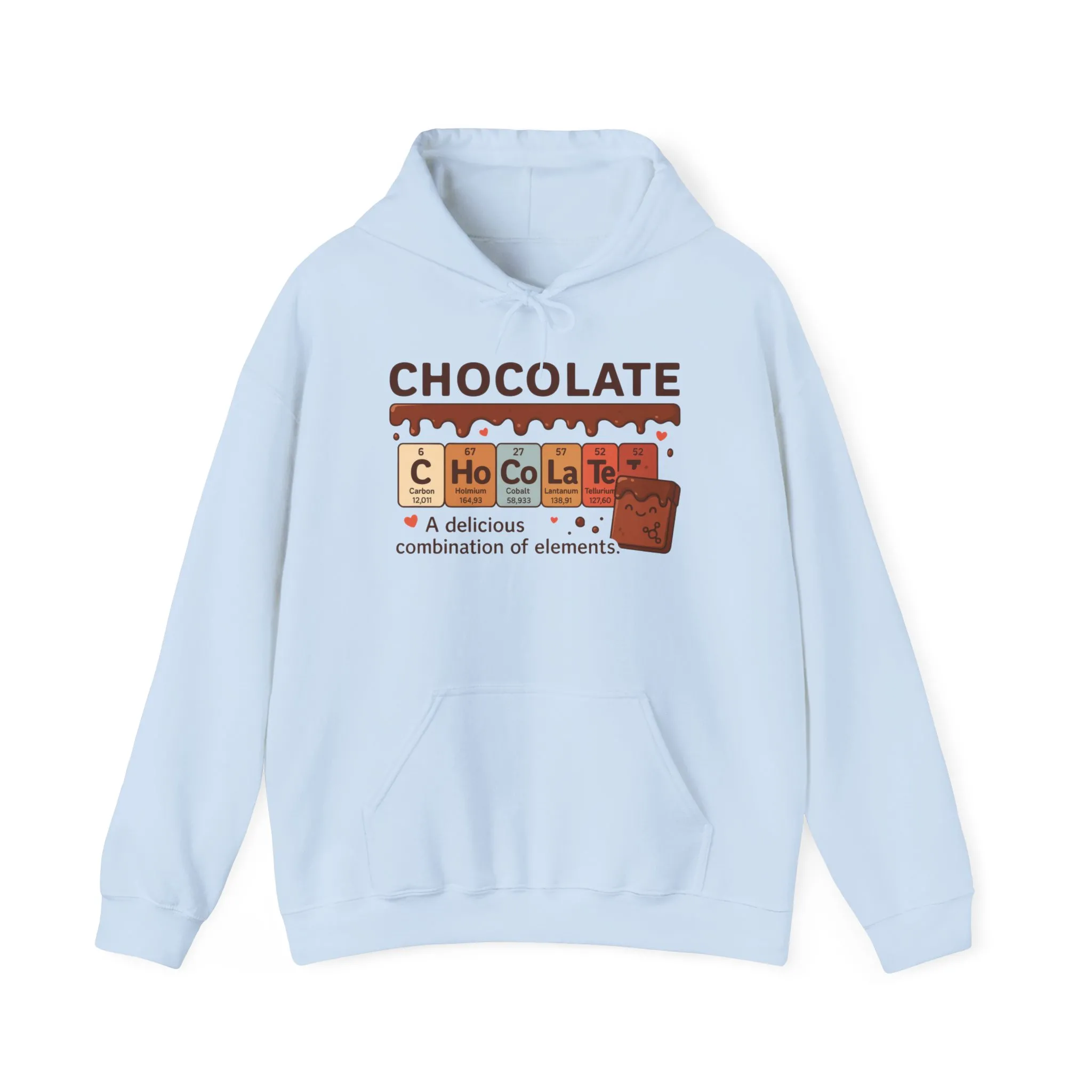 Chocolate Lovers Comfort Hoodie, Perfect Gift for Chemistry Lovers, Casual Wear, Sweet Treats Enthusiasts, Birthdays, Chemistry Students - Image 15