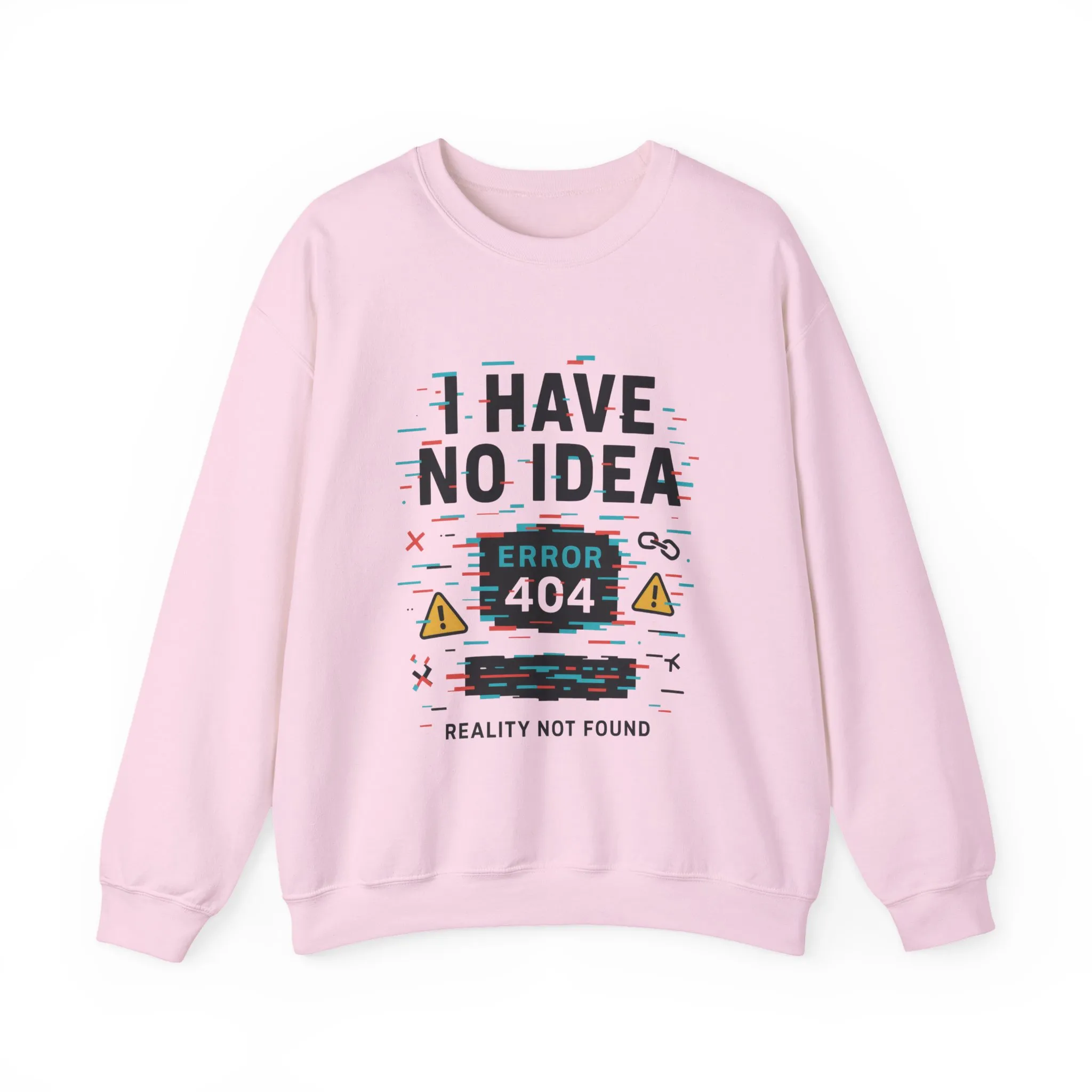 Error 404 Humor Crewneck Sweatshirt, Comfy Unisex Oversized Sweater, Fun Casual Wear, Tech Lover Gift, Everyday Loungewear - Image 43