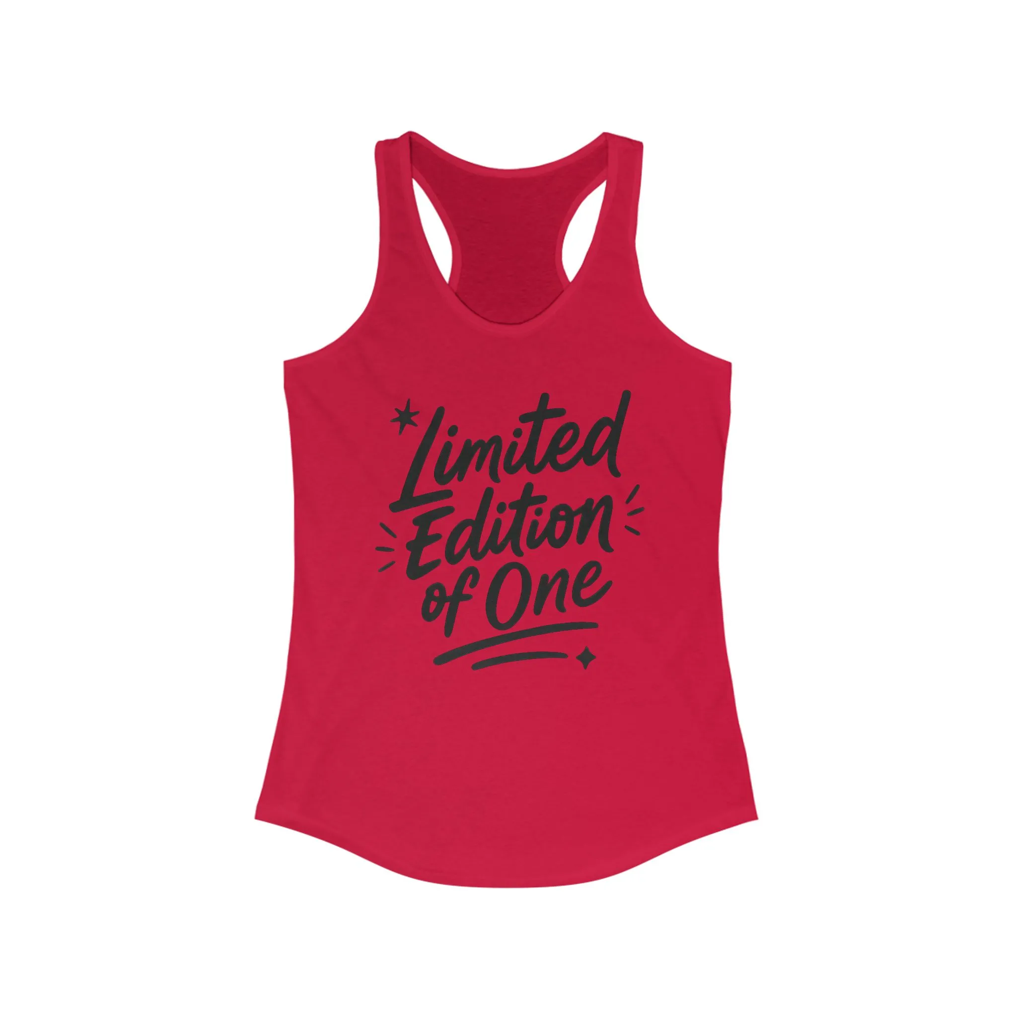 Limited Edition Women's Racerback Tank, Motivational Gym Top, Summer Workout Shirt, Unique Gift for Her, Fashionable Activewear