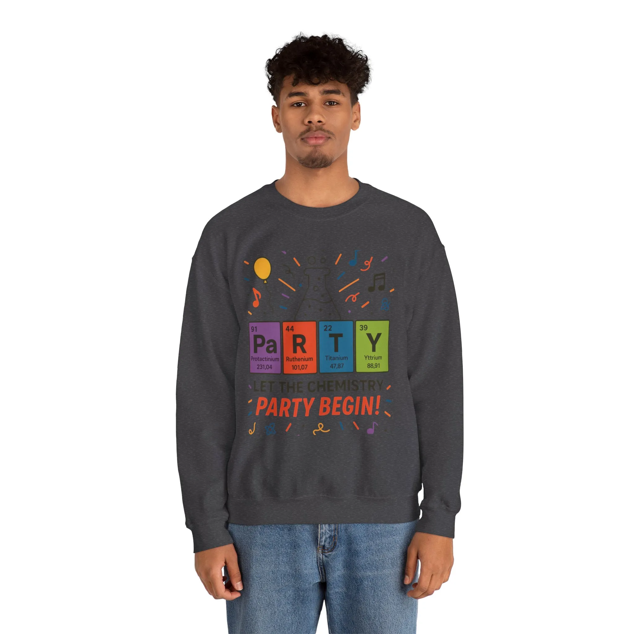Party Chemistry Crewneck Sweatshirt, Chemistry Sweatshirt, Science Gift, Cute Crew Neck, Birthday Sweatshirt, Unisex Pullover - Image 19