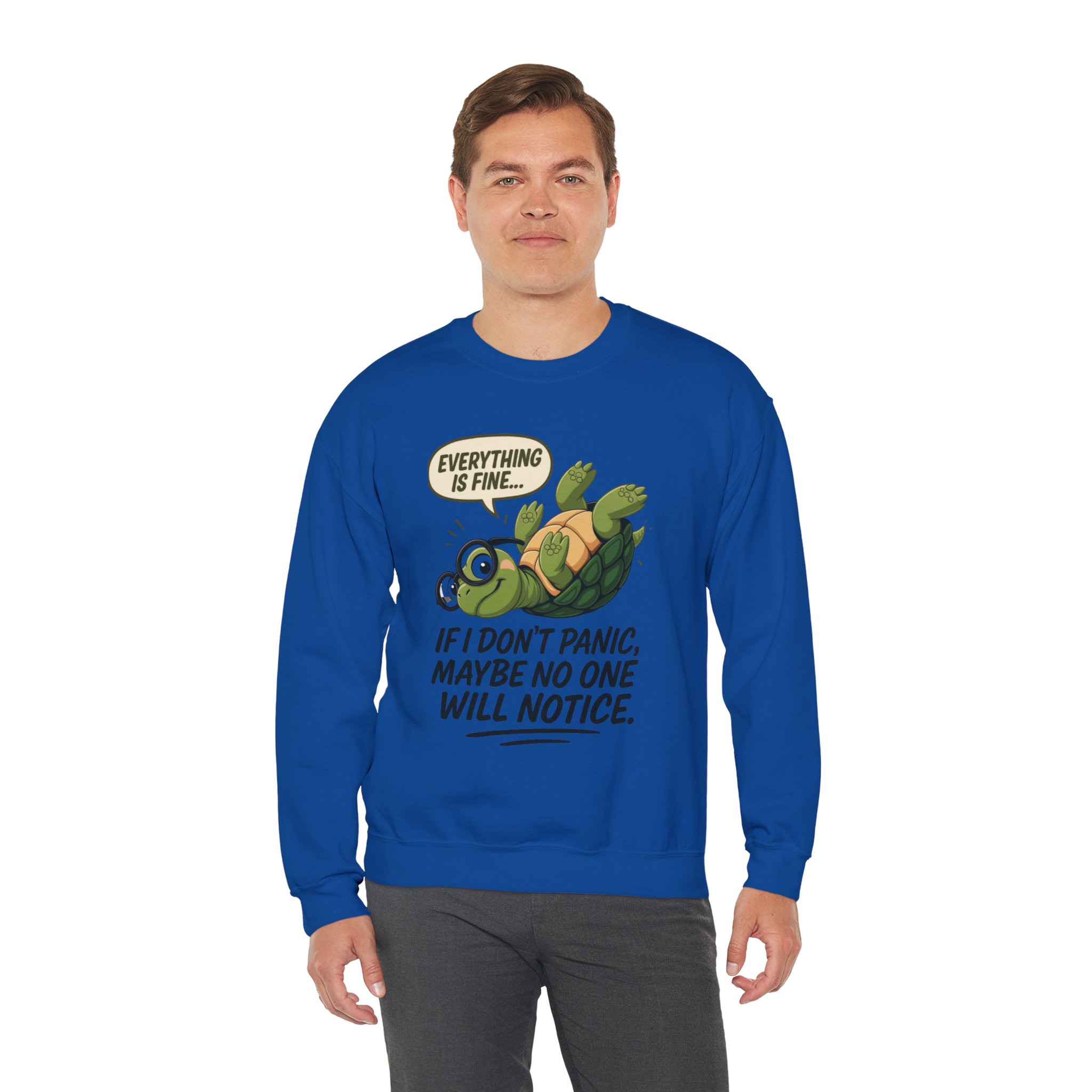 Casual Humor Unisex Sweatshirt, Perfect Gift for Anxiety Relief, Social Anxiety Joke, Quirky Graphic Sweatshirt, Introvert Humor Gift - Image 58