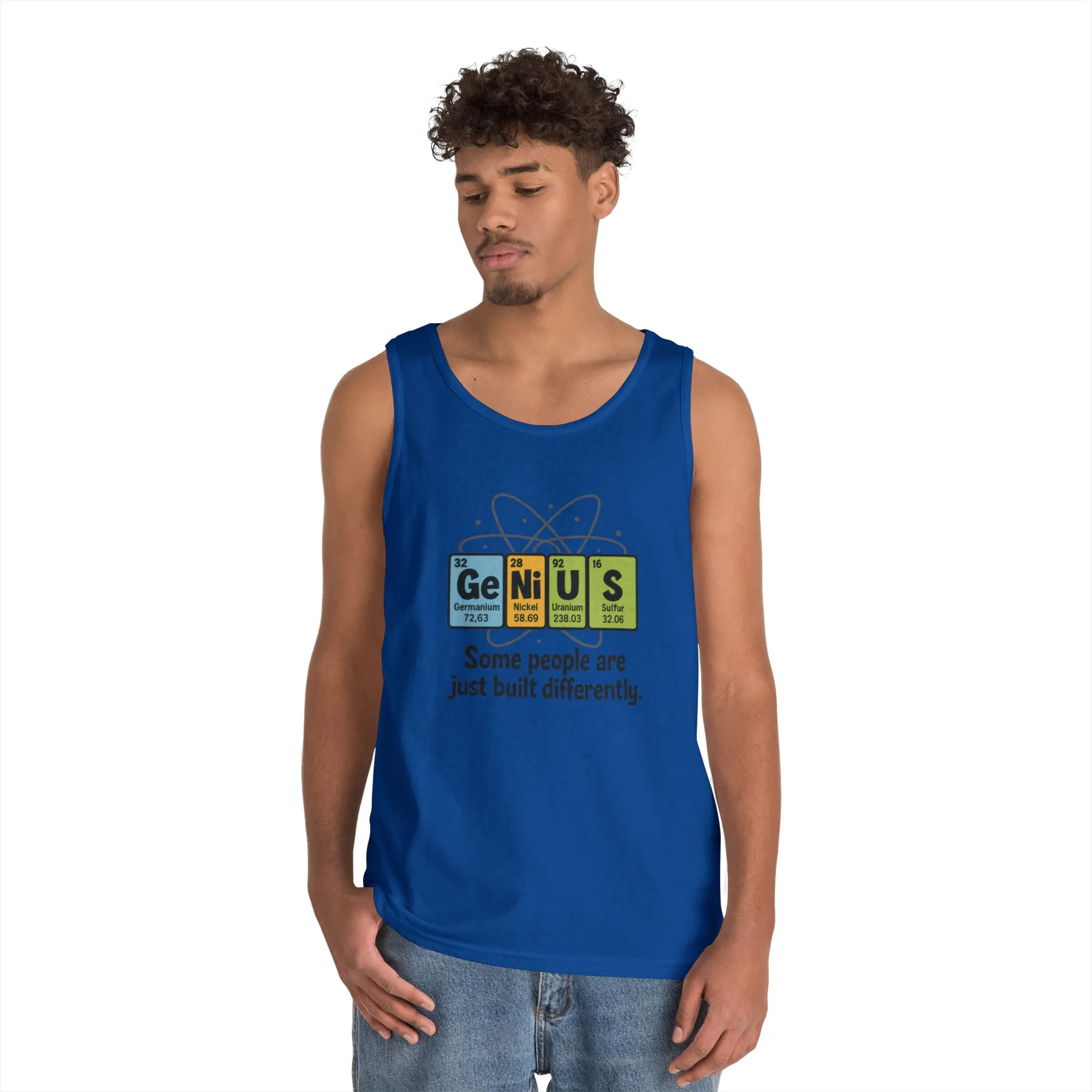 Funny Mens Genius Tank Top, Nerdy Humor Shirt, Periodic Table Shirt, Science Humor Tank, A Funny Gift for Science Lovers, Teachers - Image 15